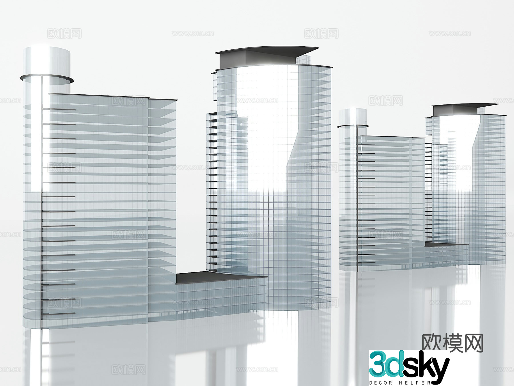 Office building 3d model