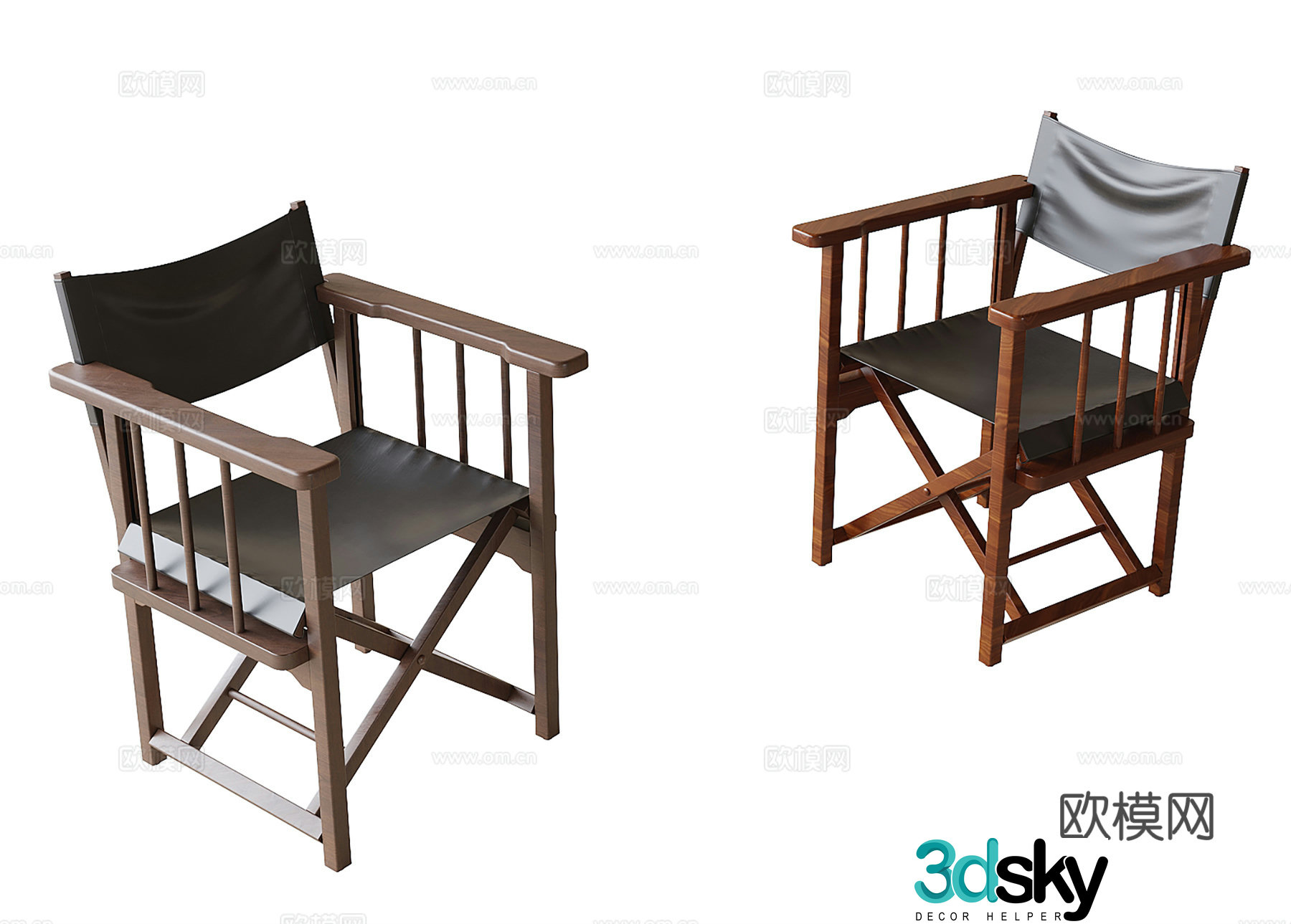 Modern leisure chair Single chair Dining chair Armchair 3d model