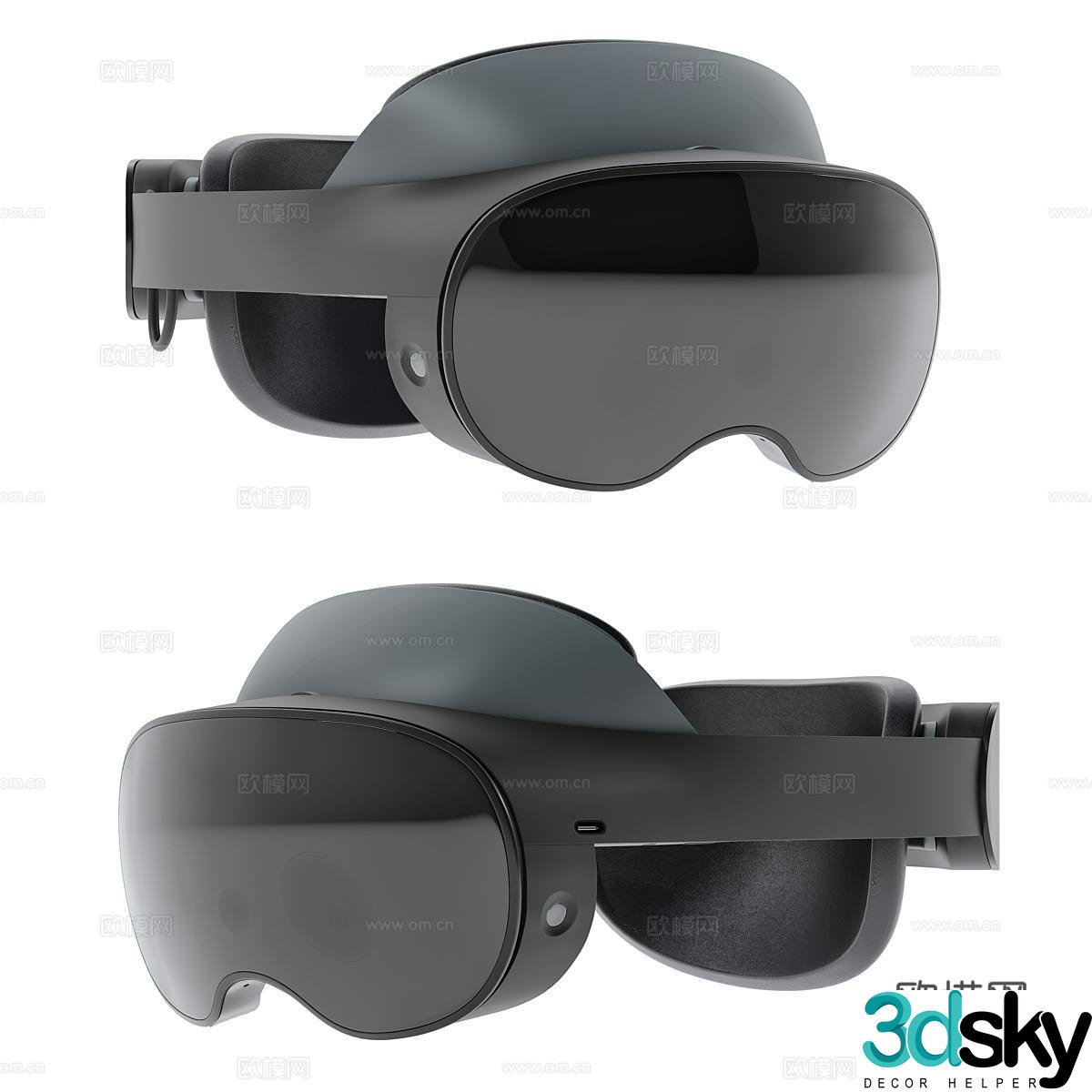 Meta Quest Pro VR Glasses VR Equipment Headset 3D Model