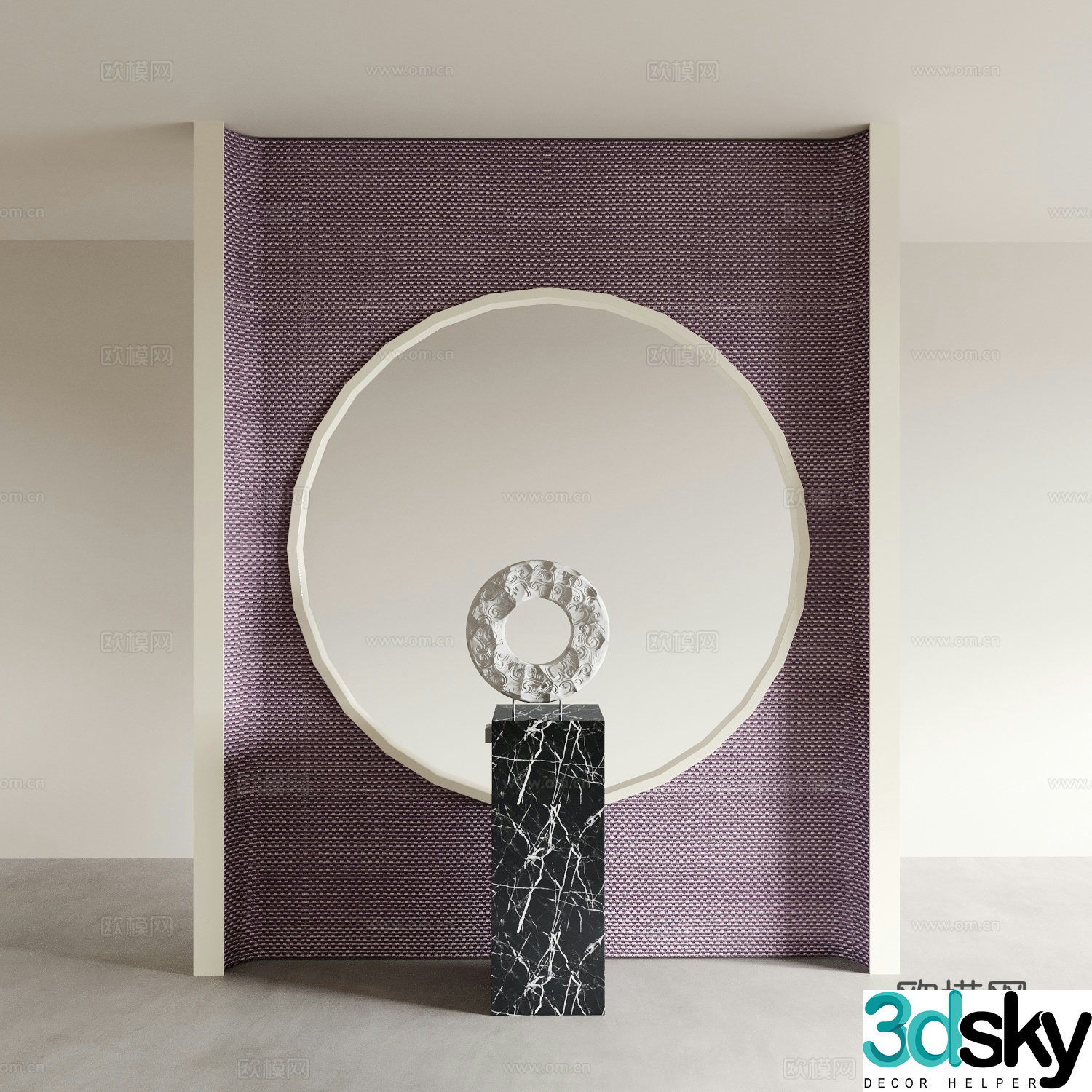 Entrance Entrance decoration Entrance ornament Aisle entrance 3D model