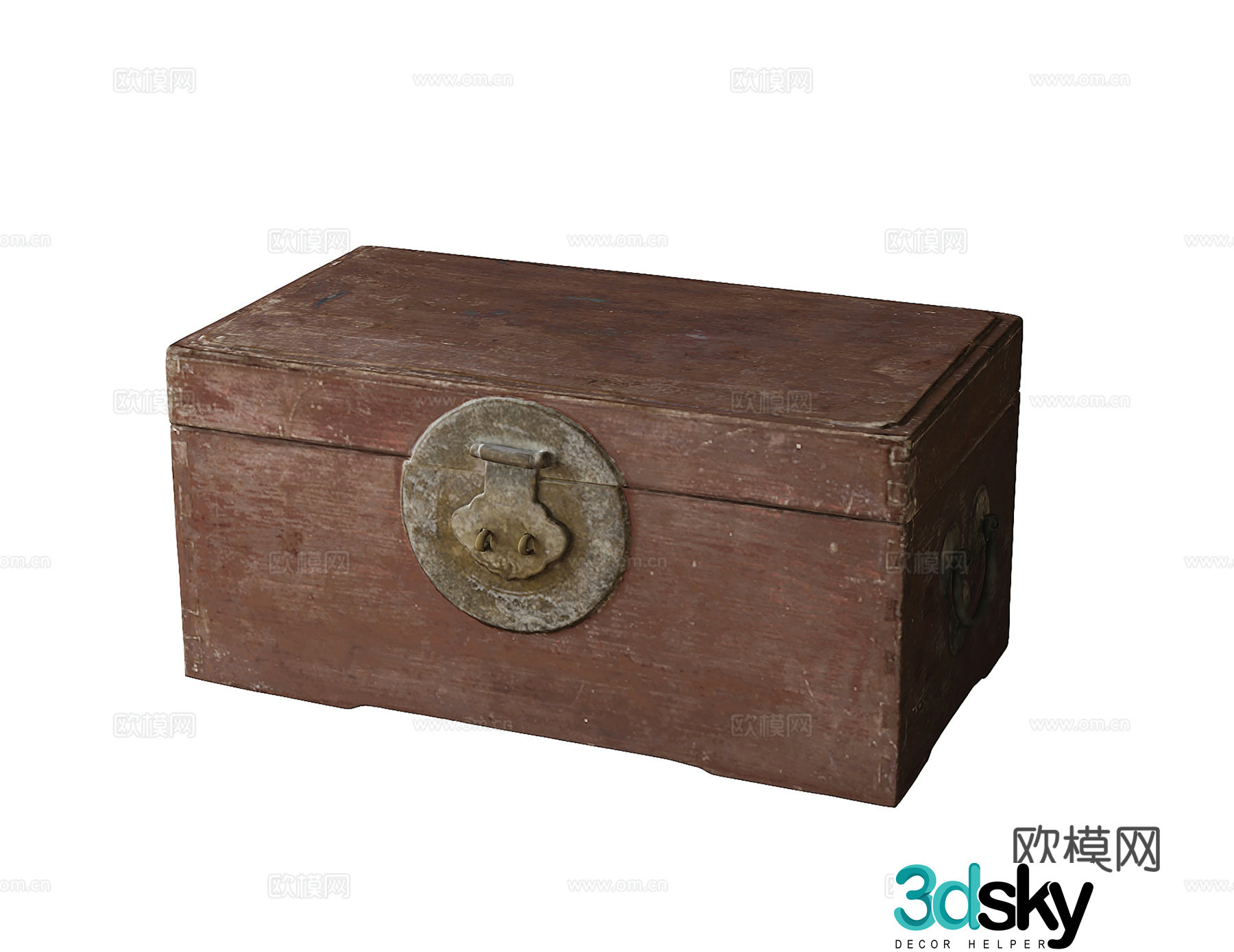 Retro wind box 3d model