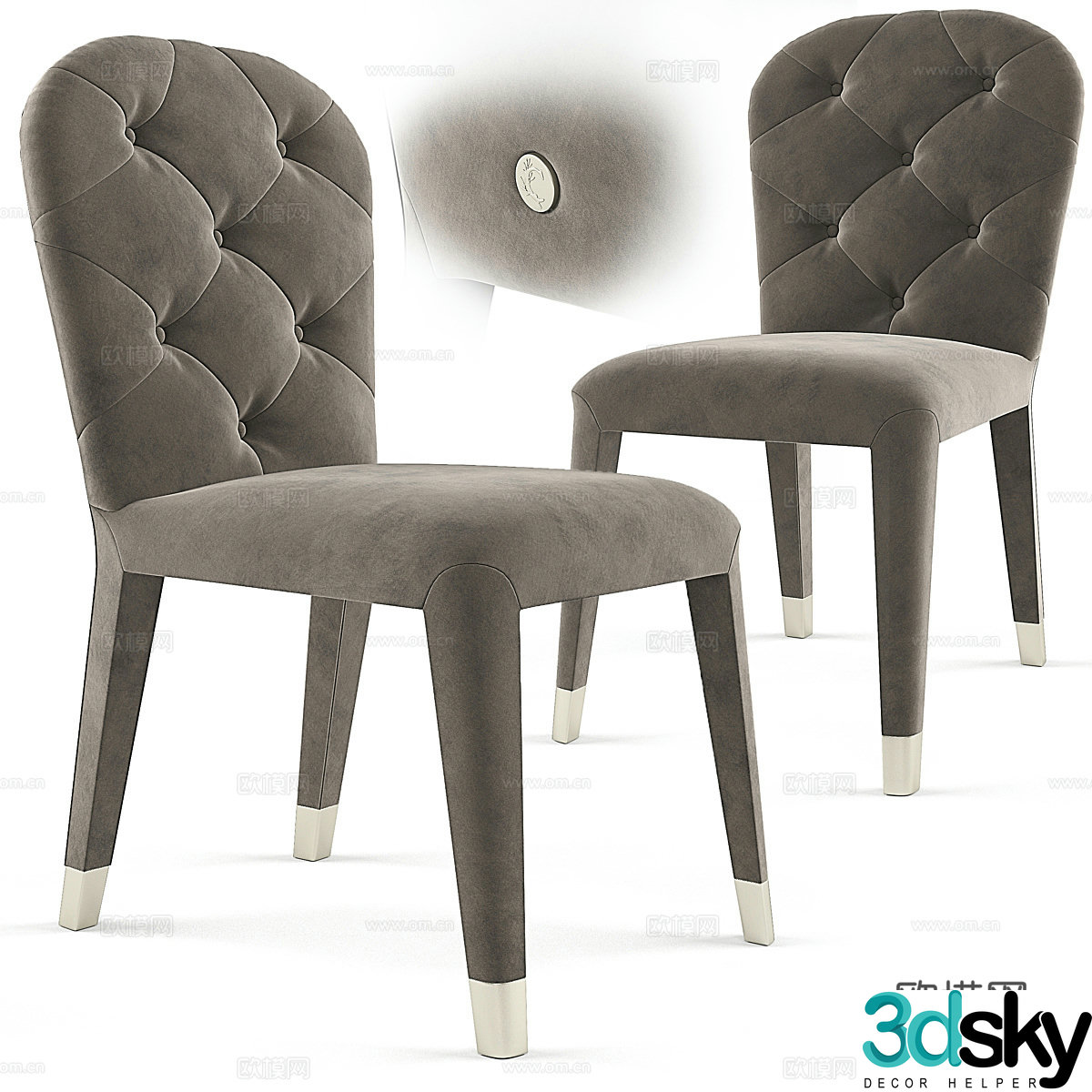 Cantori Liz chair 3d model