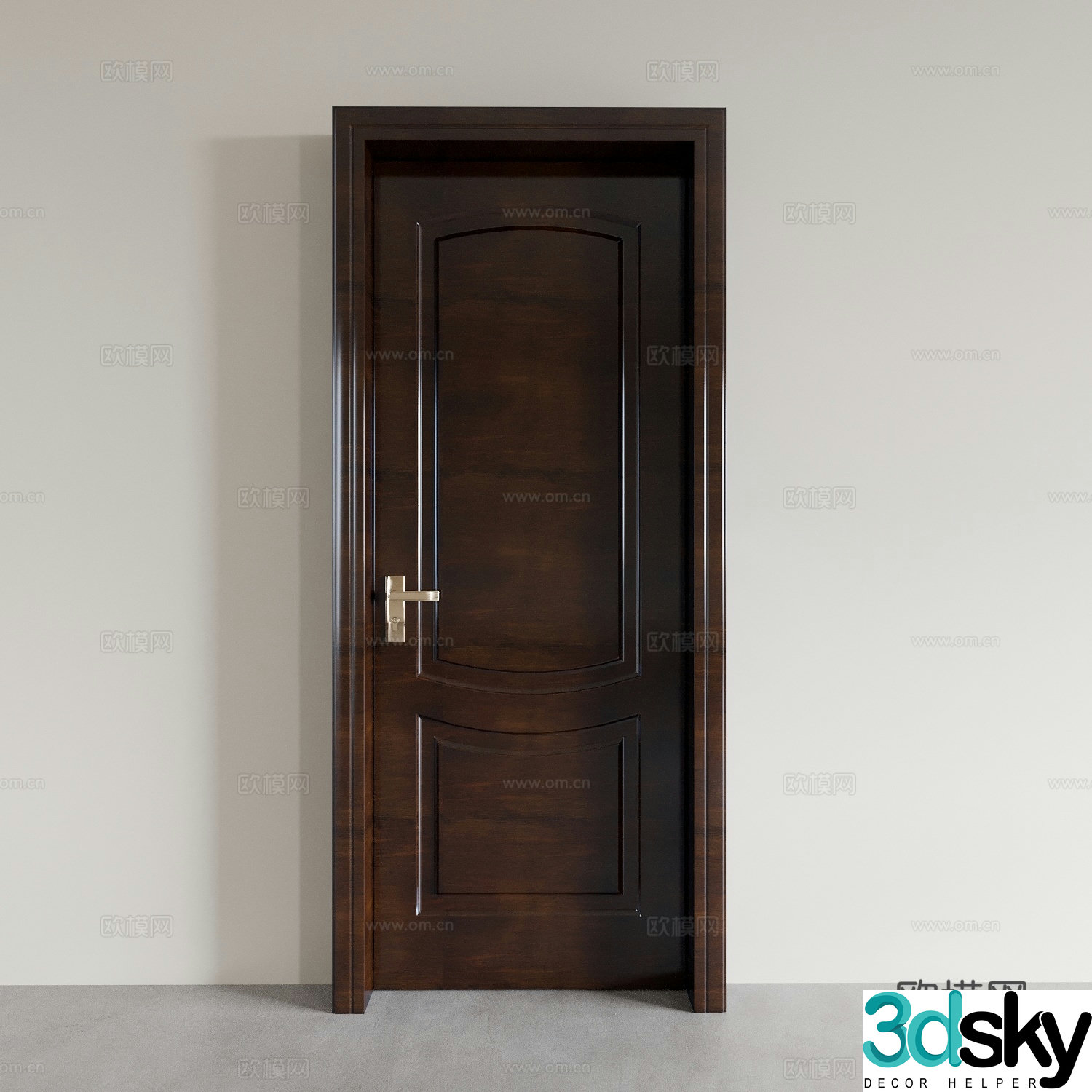 Security door main door entrance door outdoor door outdoor door single-open door swing door 3d model