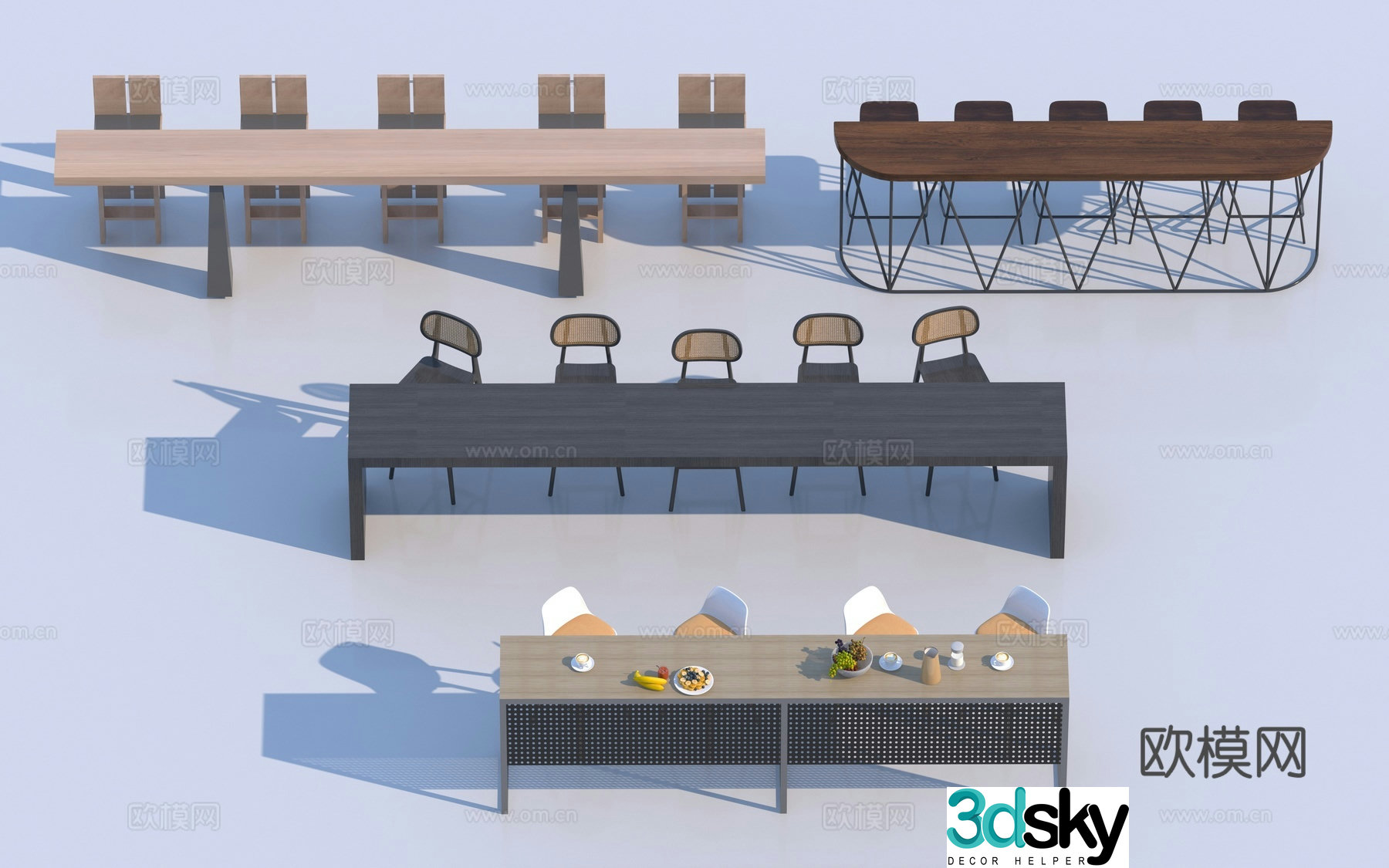 Modern bar chair 3d model