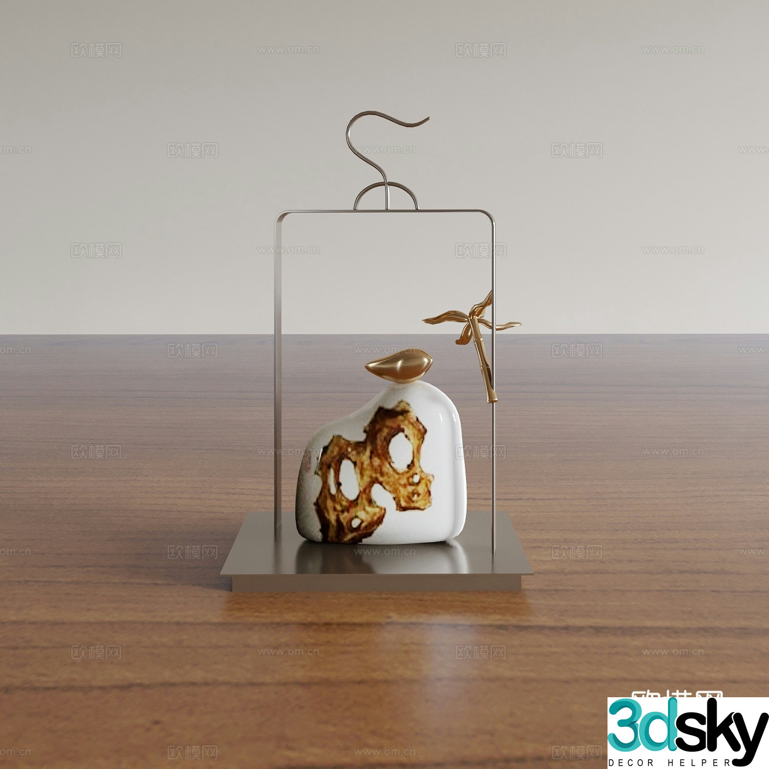 Ceramic ornaments Decorative ornaments Ornaments 3D model