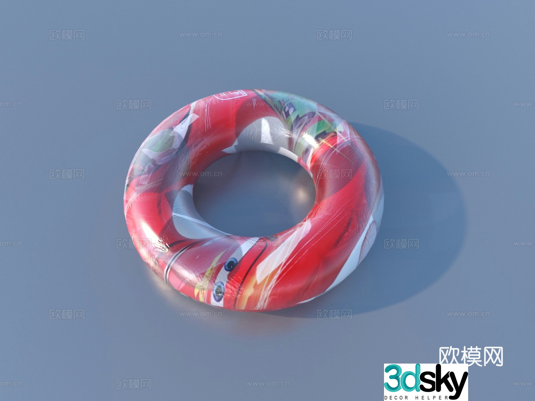 Swimming ring Lifebuoy Water toy Children’s swimming ring Inflatable toy 3D model