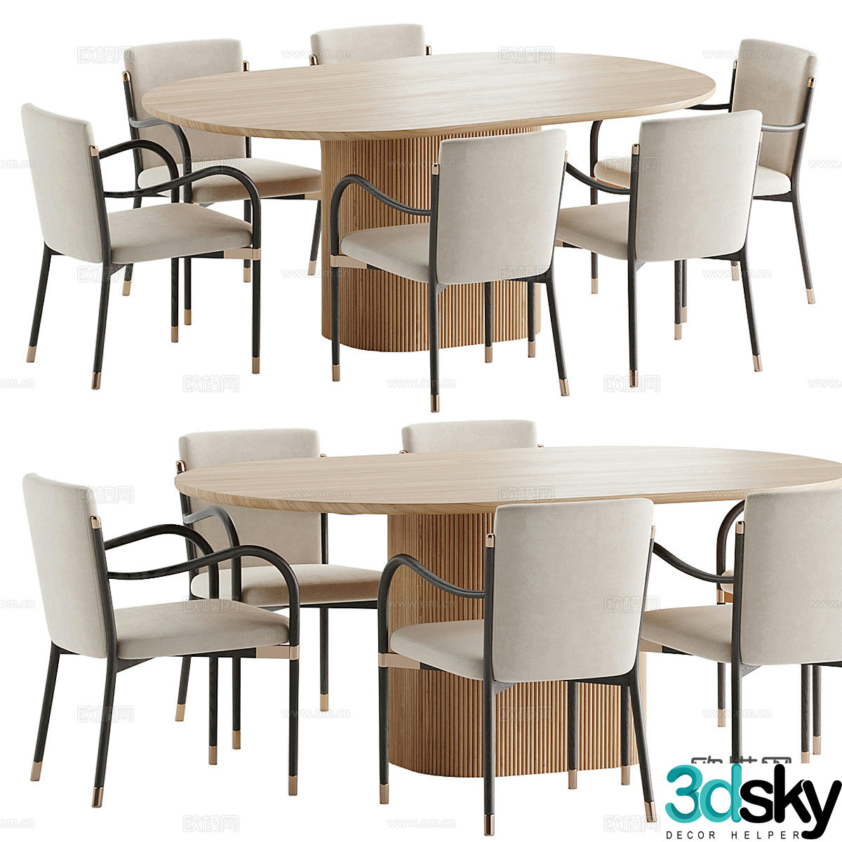 Desk 3d model