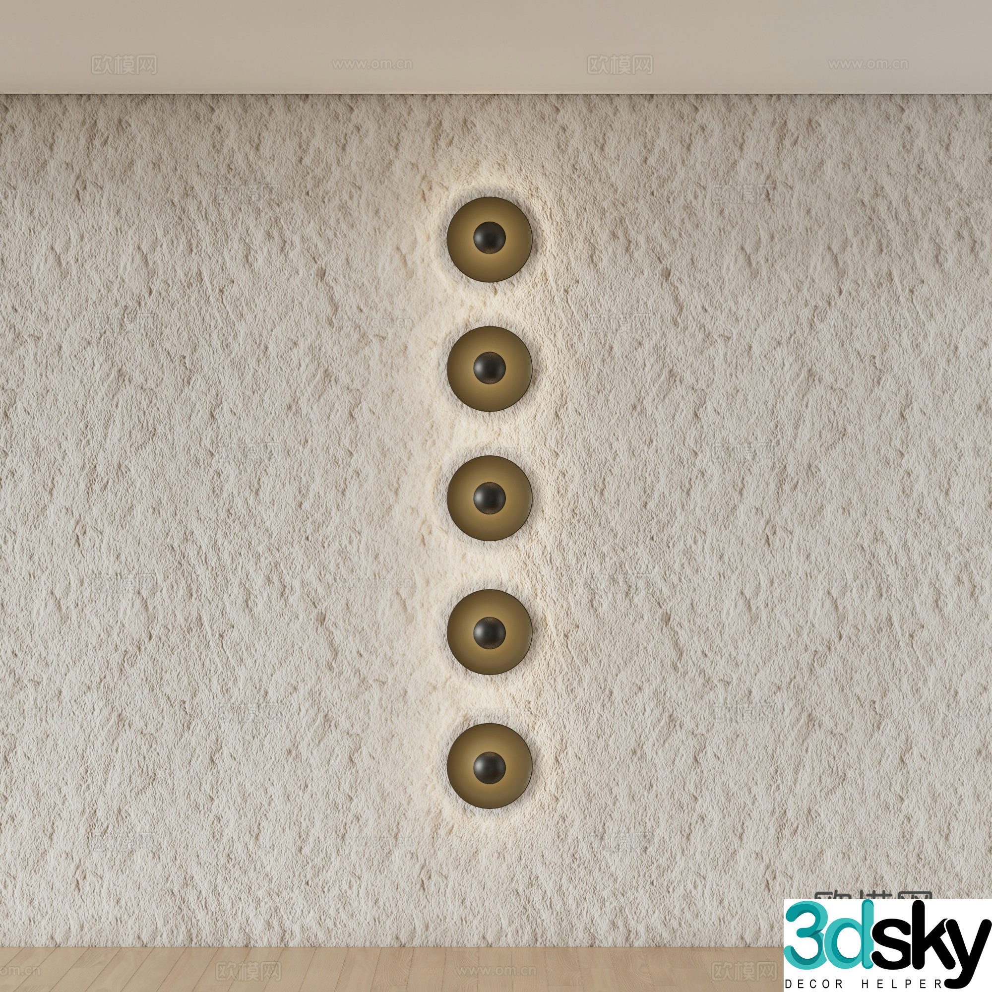 Modern paint Art paint Texture-sensory paint 3d model