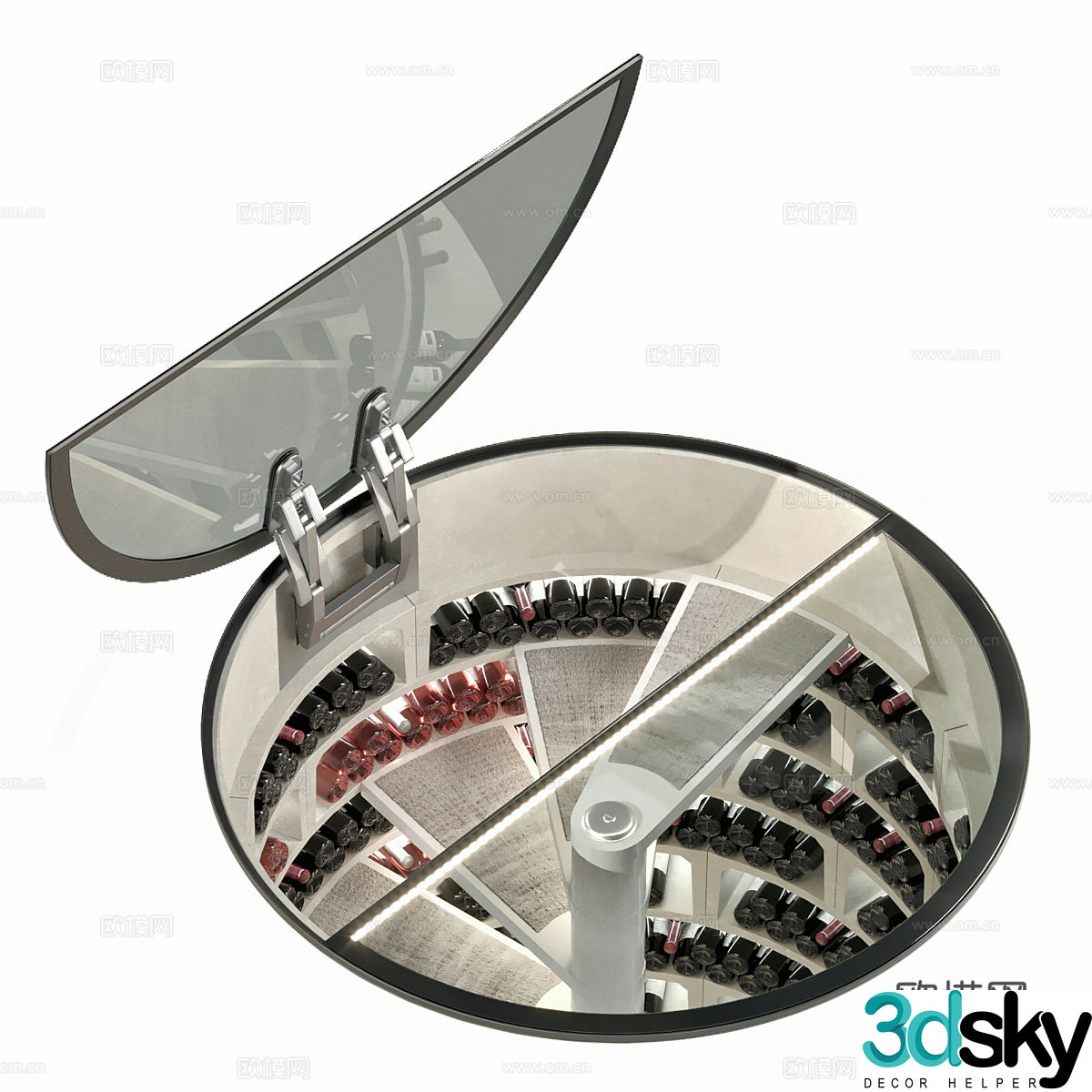 Wine cellar Hidden wine cellar Cellar Basement wine cellar Red wine foreign wine 3D model