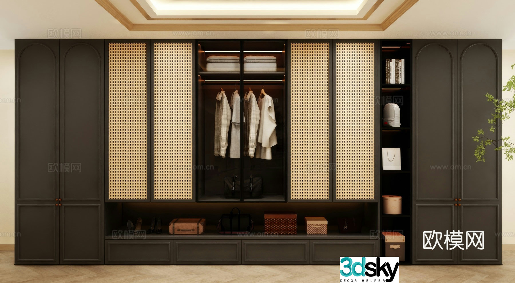Wardrobe design Wardrobe renderings Wardrobe wardrobe design Wardrobe cabinet 3d model