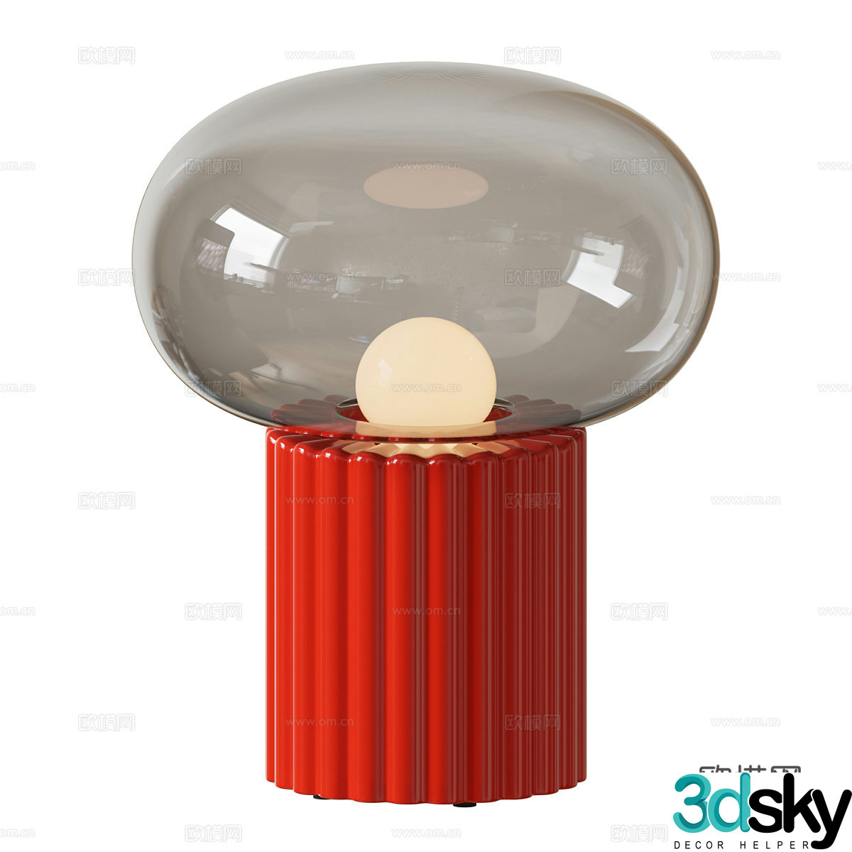 Decorative desk lamp small desk lamp study desk lamp study desk lamp bedside desk lamp glass desk lamp 3D model