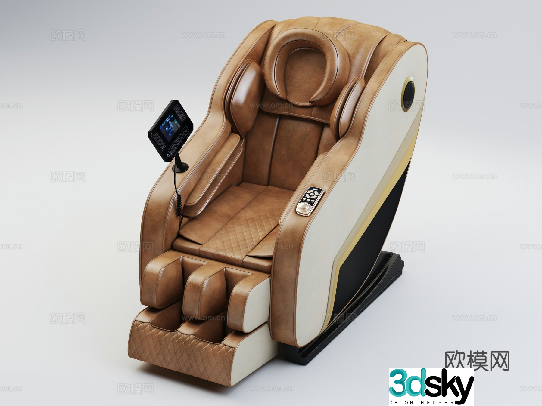 Modern massage chair 3D model 3D model