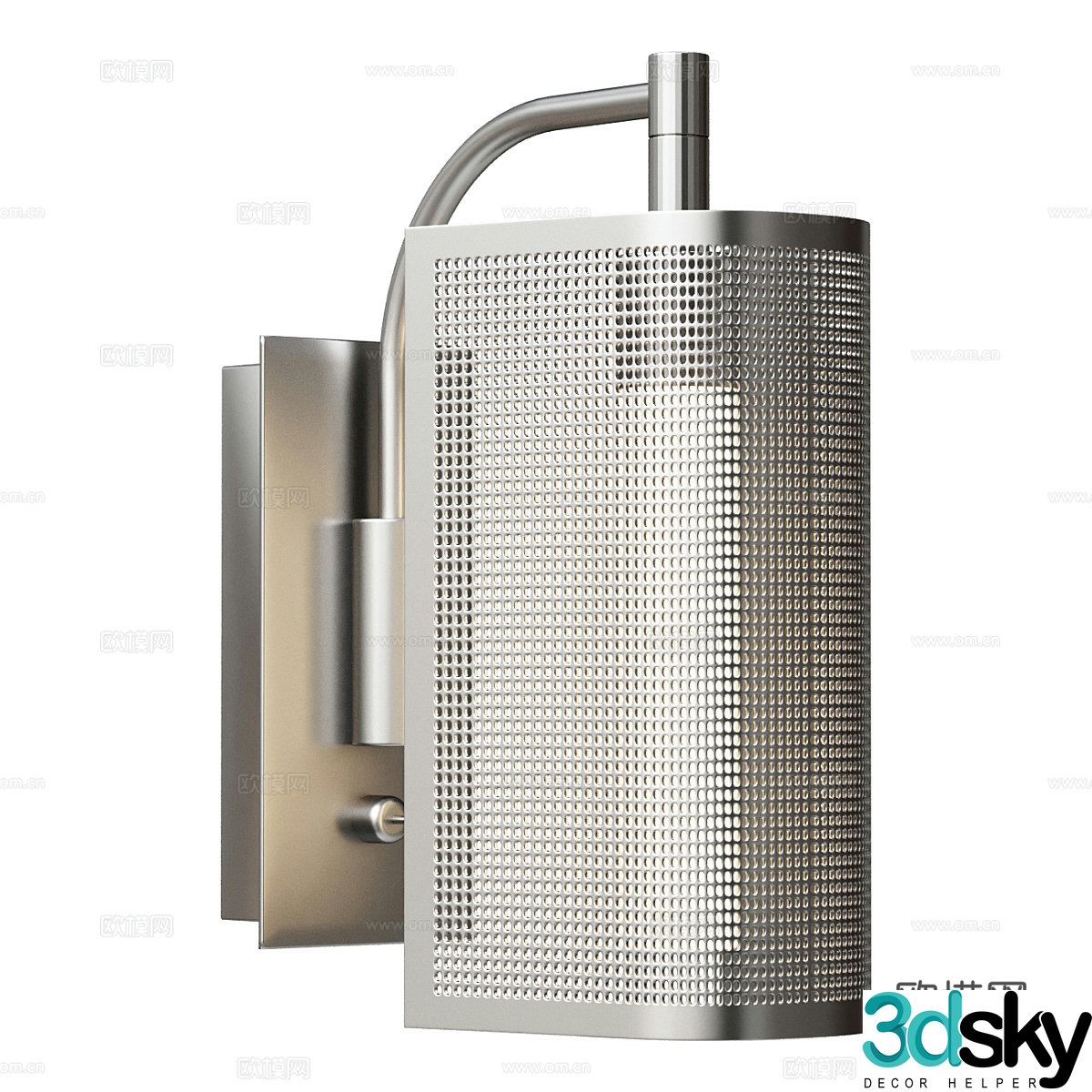 Metal wall lamp Special-shaped wall lamp Modeled wall lamp Creative wall lamp Bedside wall lamp Hotel wall lamp 3D model