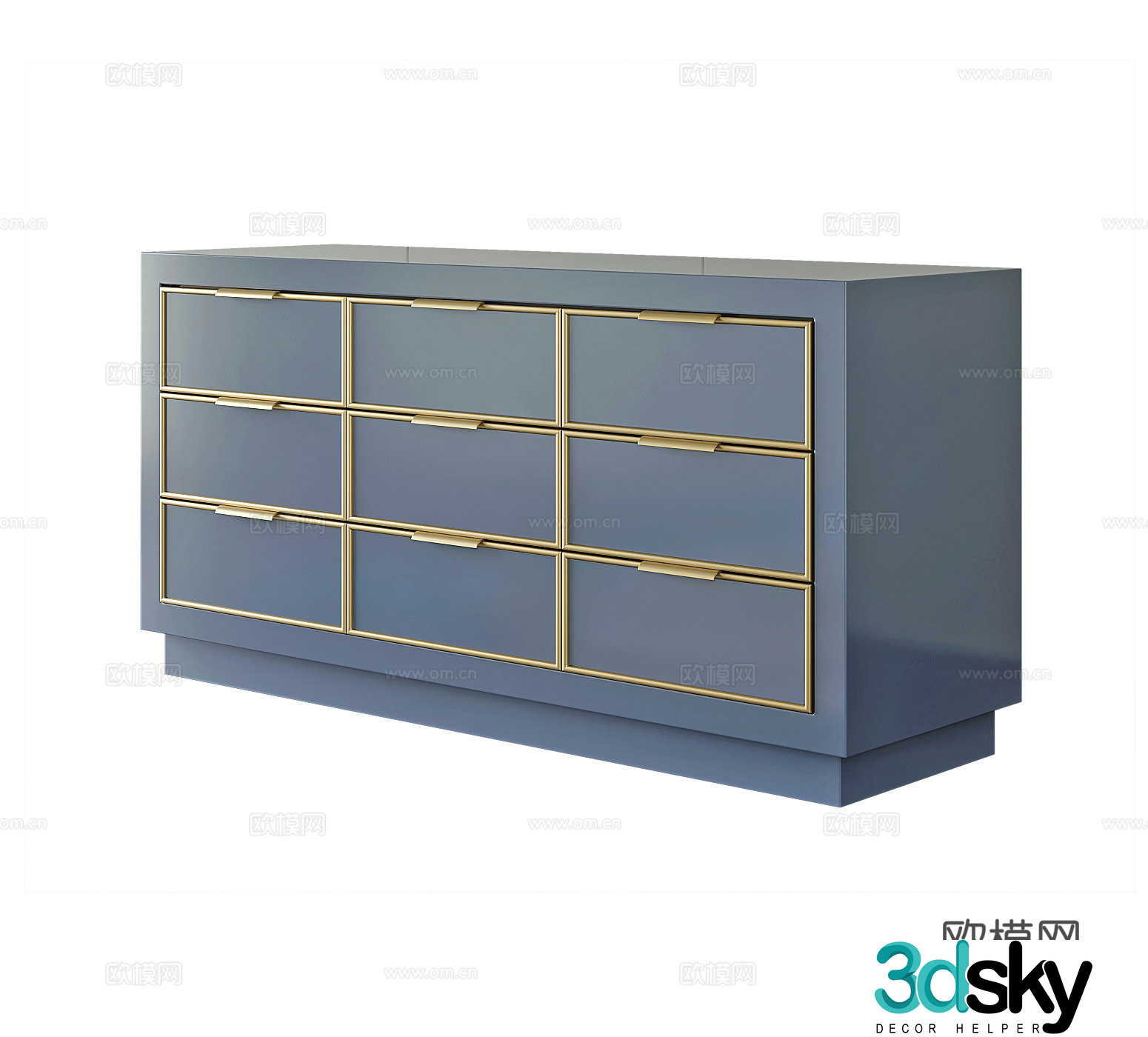 Modern sideboard 3D model