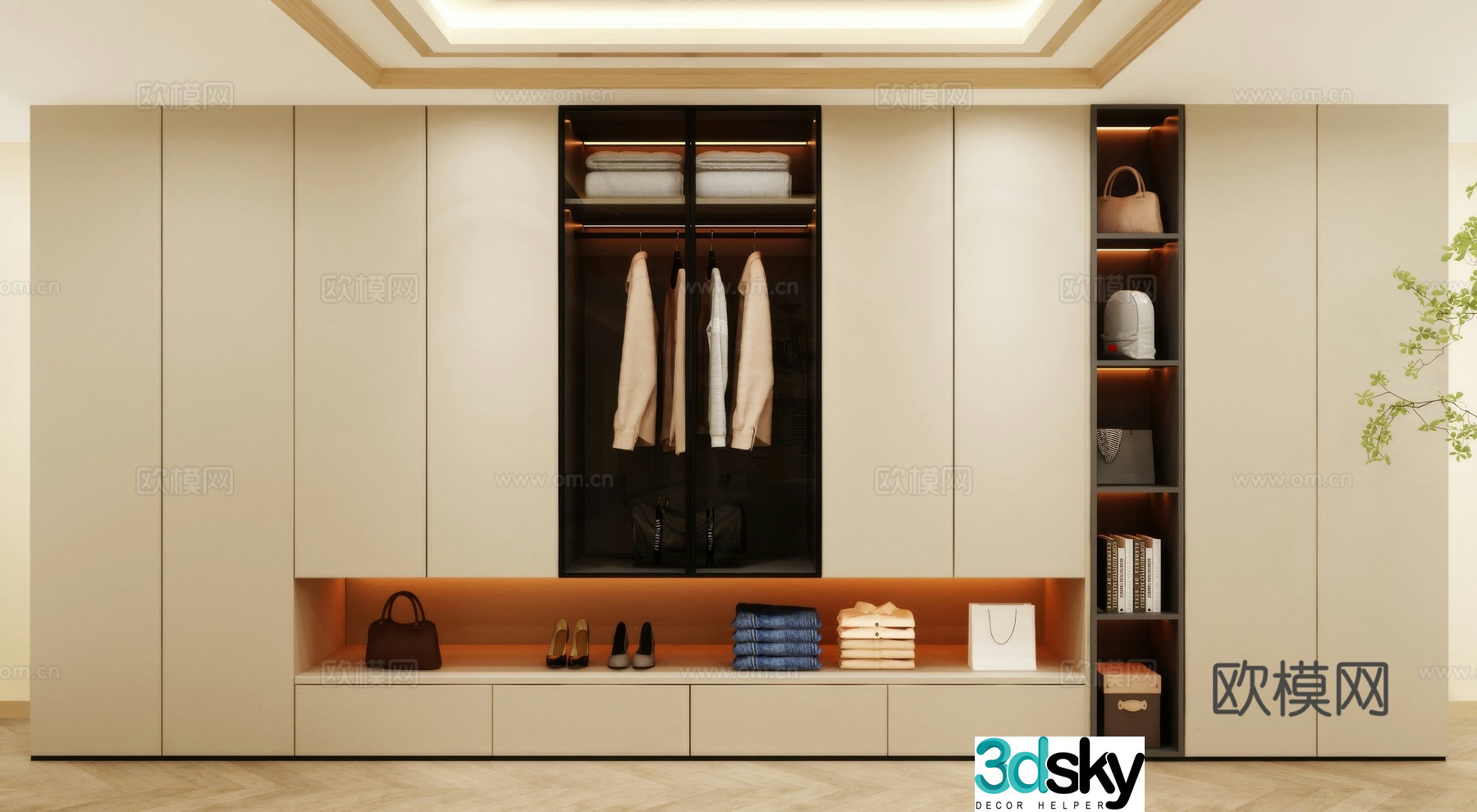 Wardrobe design Wardrobe renderings Wardrobe wardrobe design Wardrobe cabinet 3d model