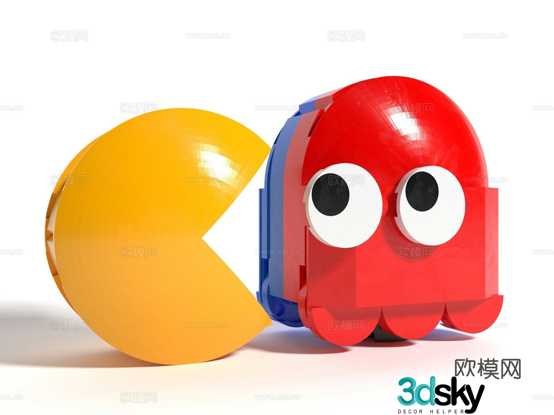 Modern style toy ornaments 3d model