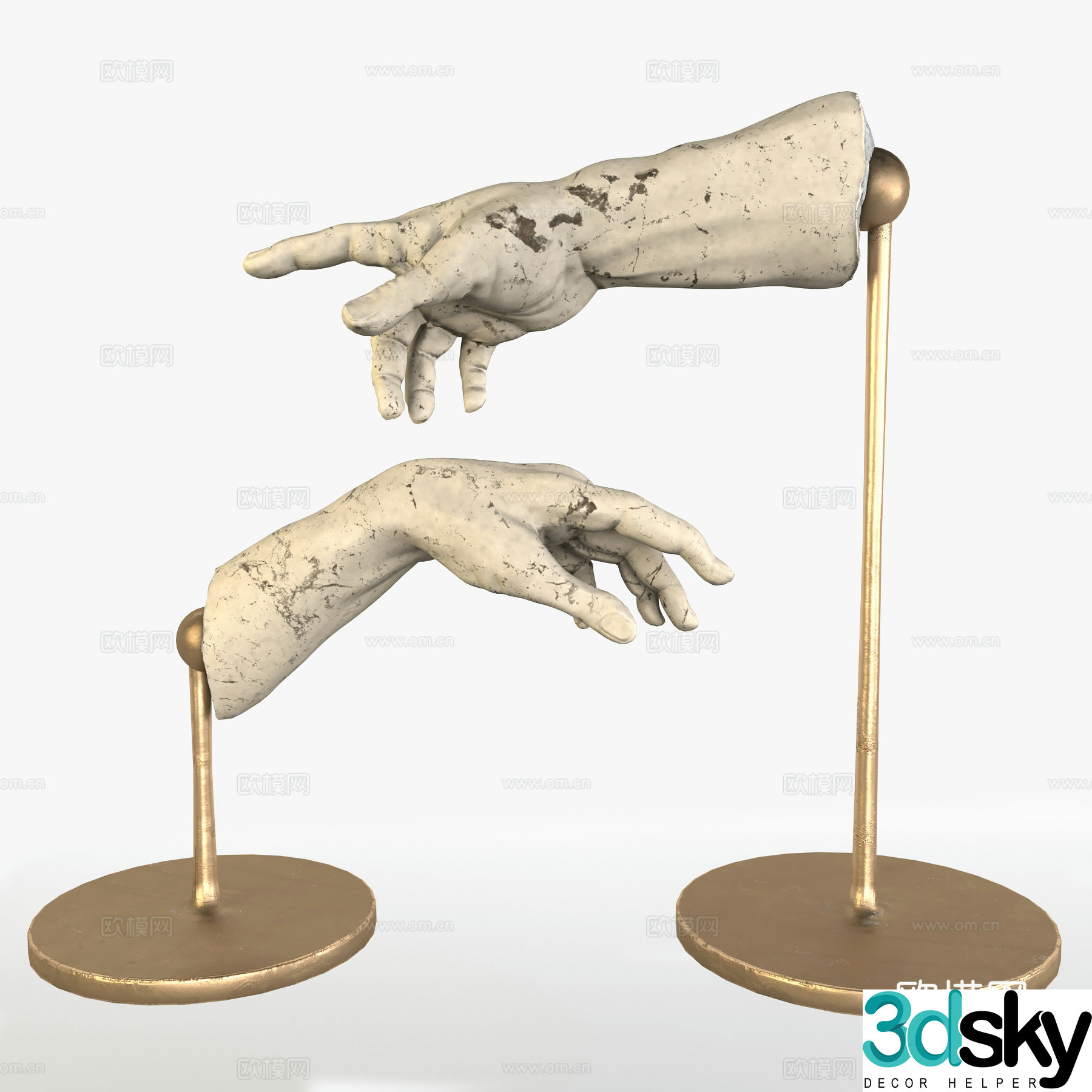 Hand sculpture 3d model