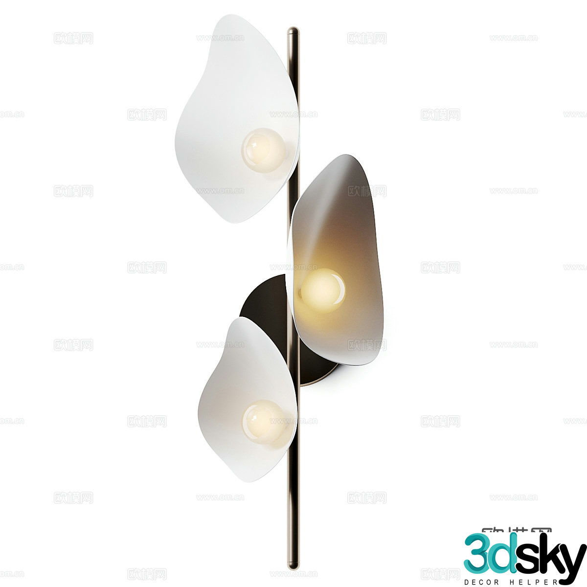 Creative wall lamp Art wall lamp Model wall lamp Hotel wall lamp Simple wall lamp B&B wall lamp 3D model