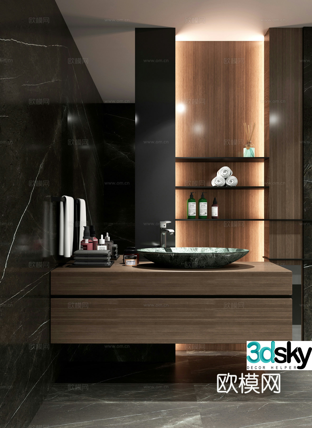 Modern bathroom 3d model