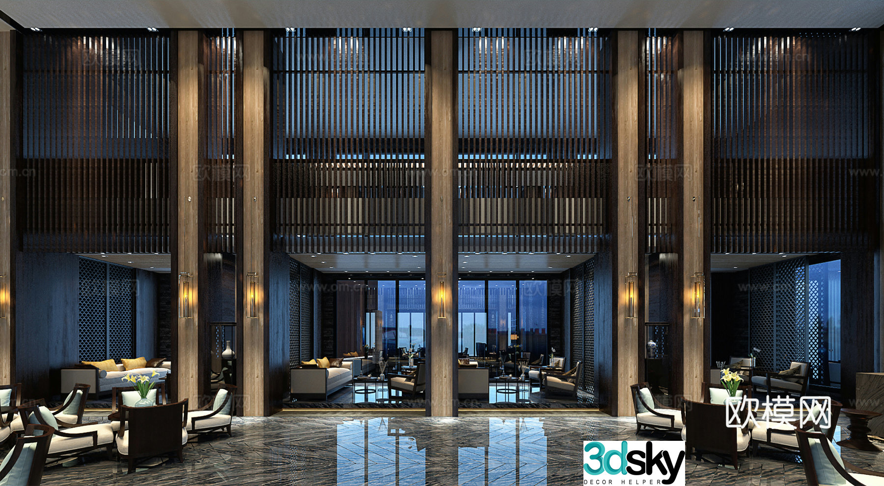 Oriental Aesthetics Song Aesthetics New Chinese Classical 3D Model