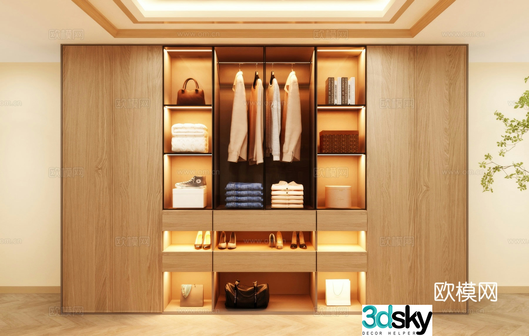 Wardrobe design Wardrobe renderings Wardrobe wardrobe design Wardrobe cabinet 3d model