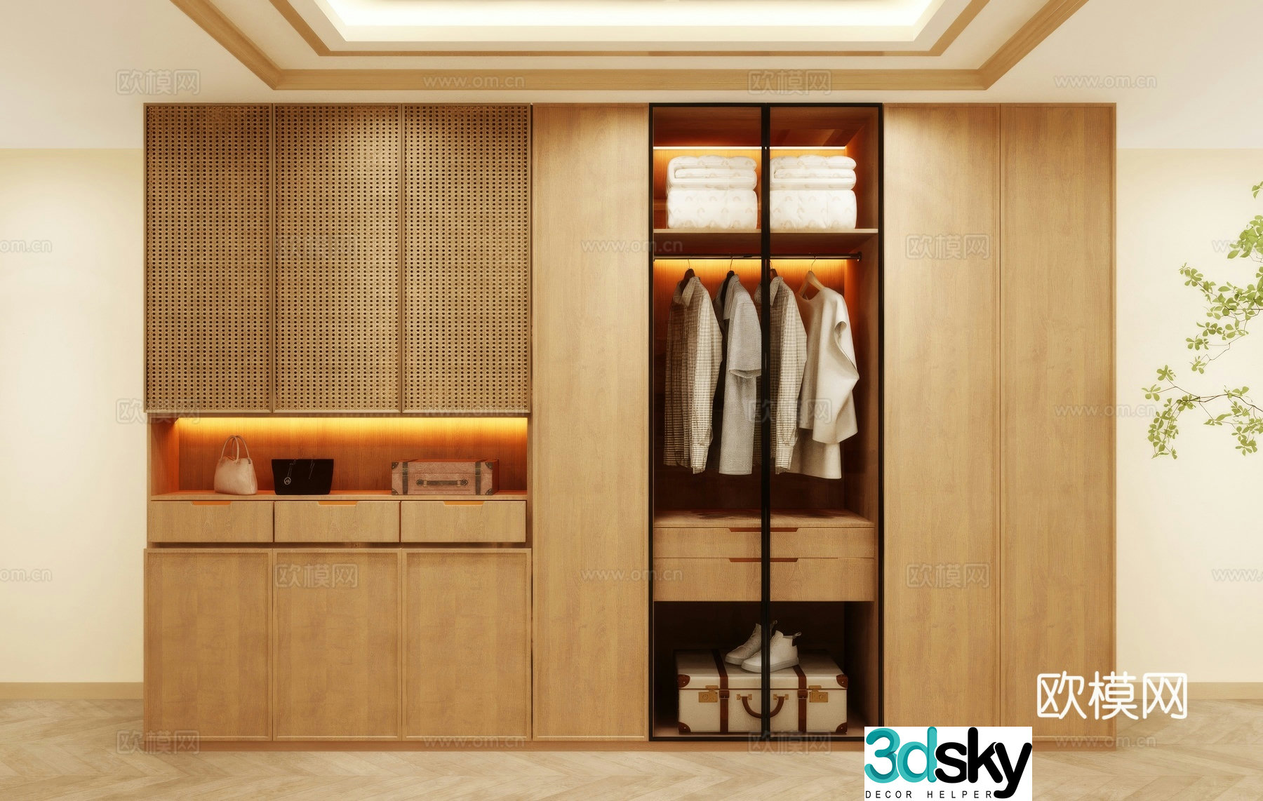 Wardrobe design Wardrobe renderings Wardrobe wardrobe design Wardrobe cabinet 3d model