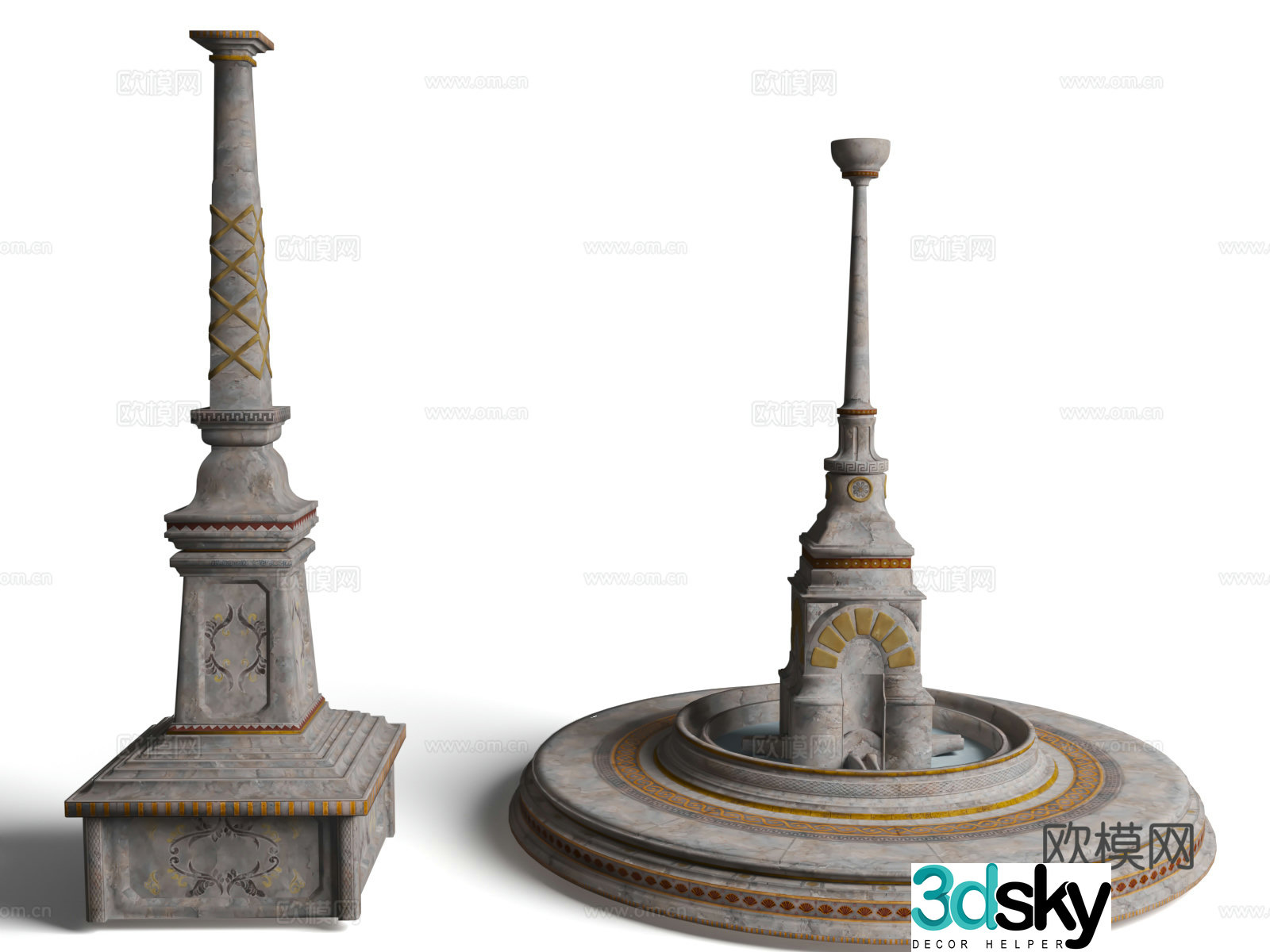 Commemorative Edition Sculpture Stone Sculpture Art Sculpture Fountain Sculpture 3D Model