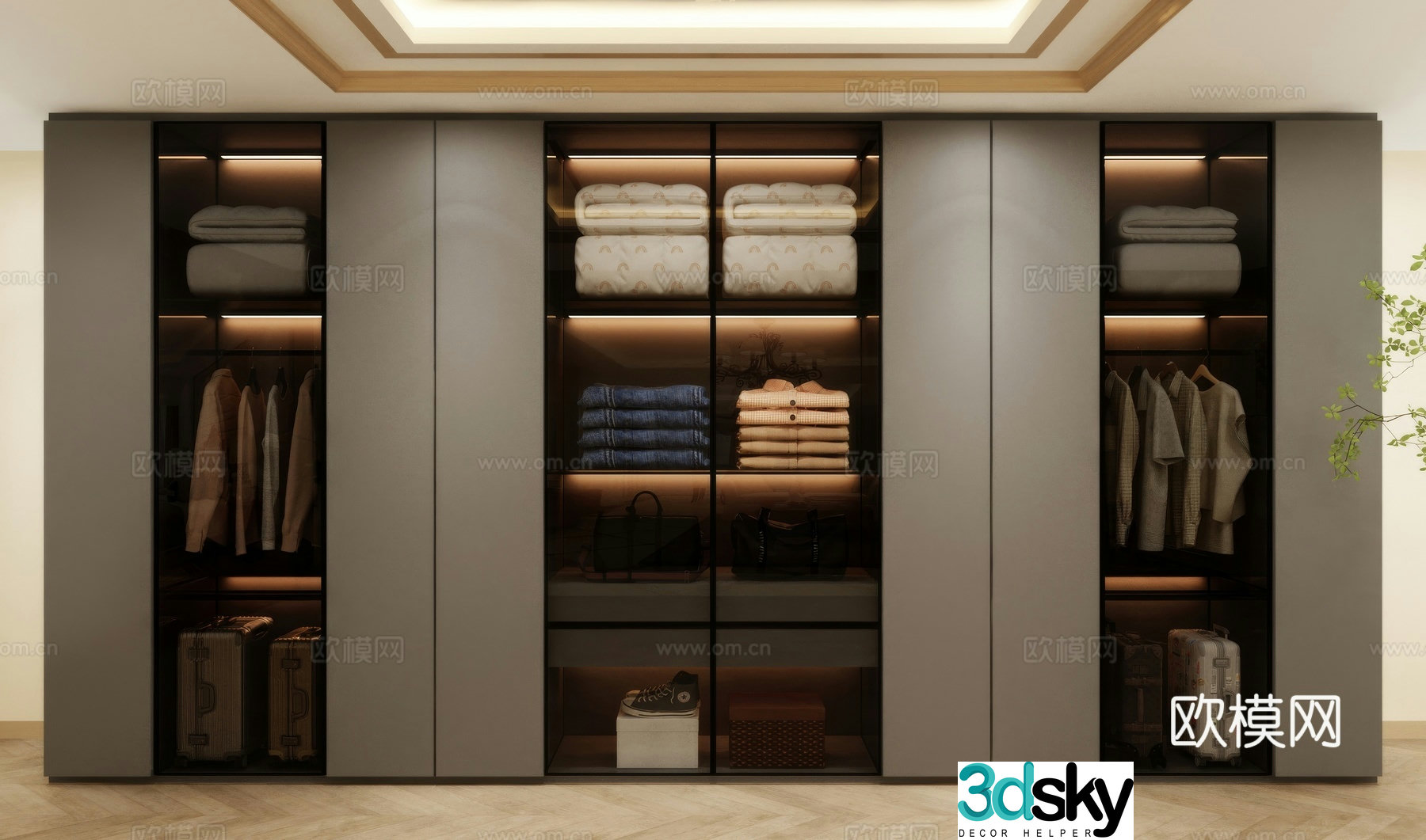 Wardrobe design Wardrobe renderings Wardrobe wardrobe design Wardrobe cabinet 3d model
