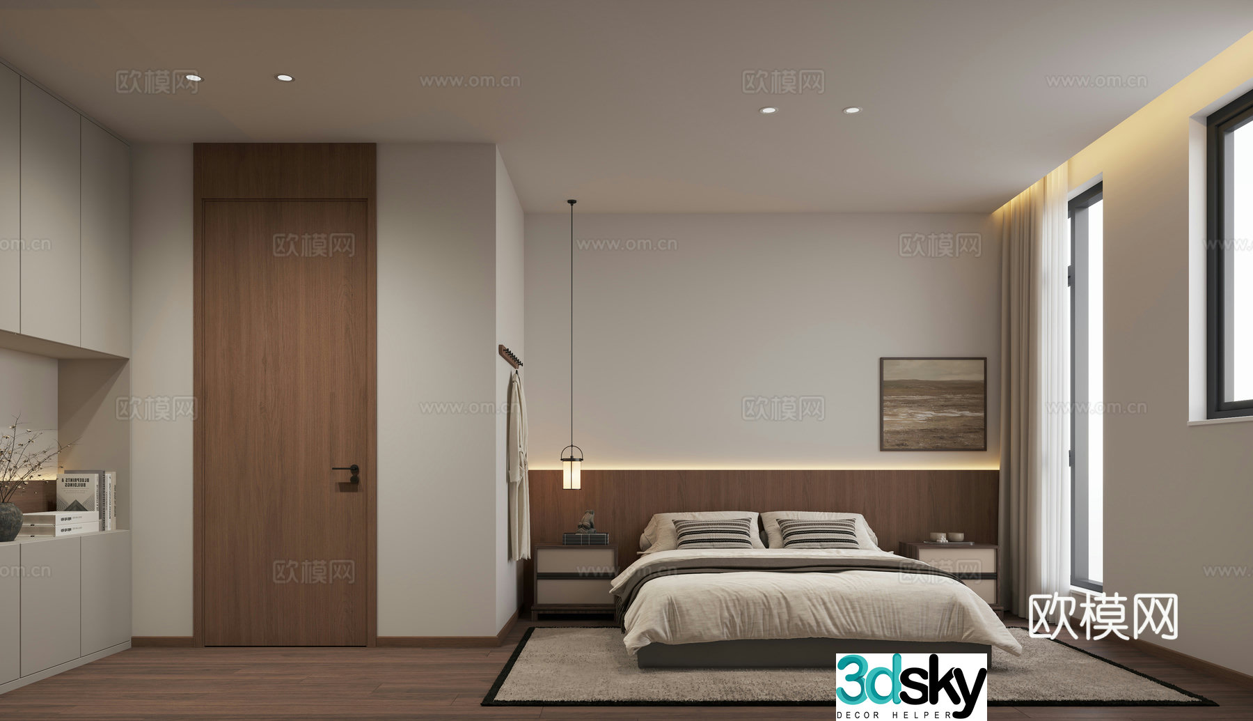 Middle-aged Elder Room 3D Model