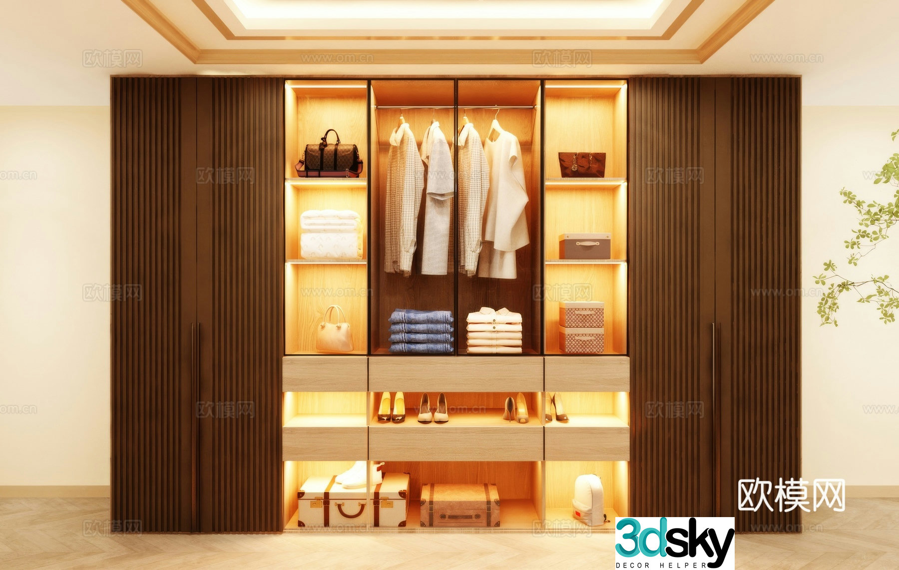 Wardrobe design Wardrobe renderings Wardrobe wardrobe design Wardrobe cabinet 3d model