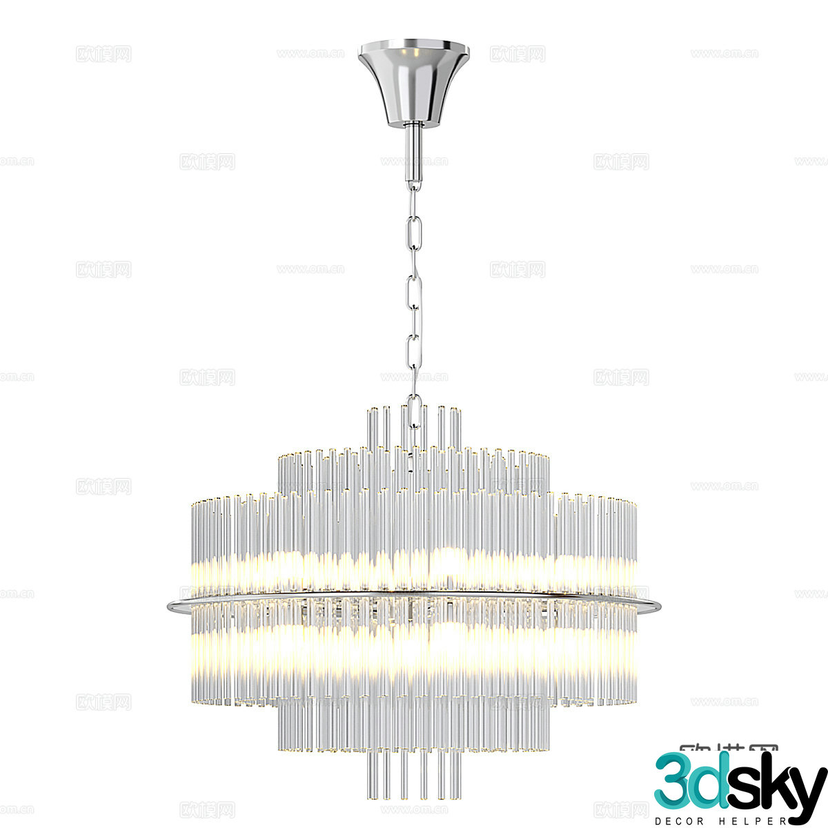 Crystal Chandelier 3d Model