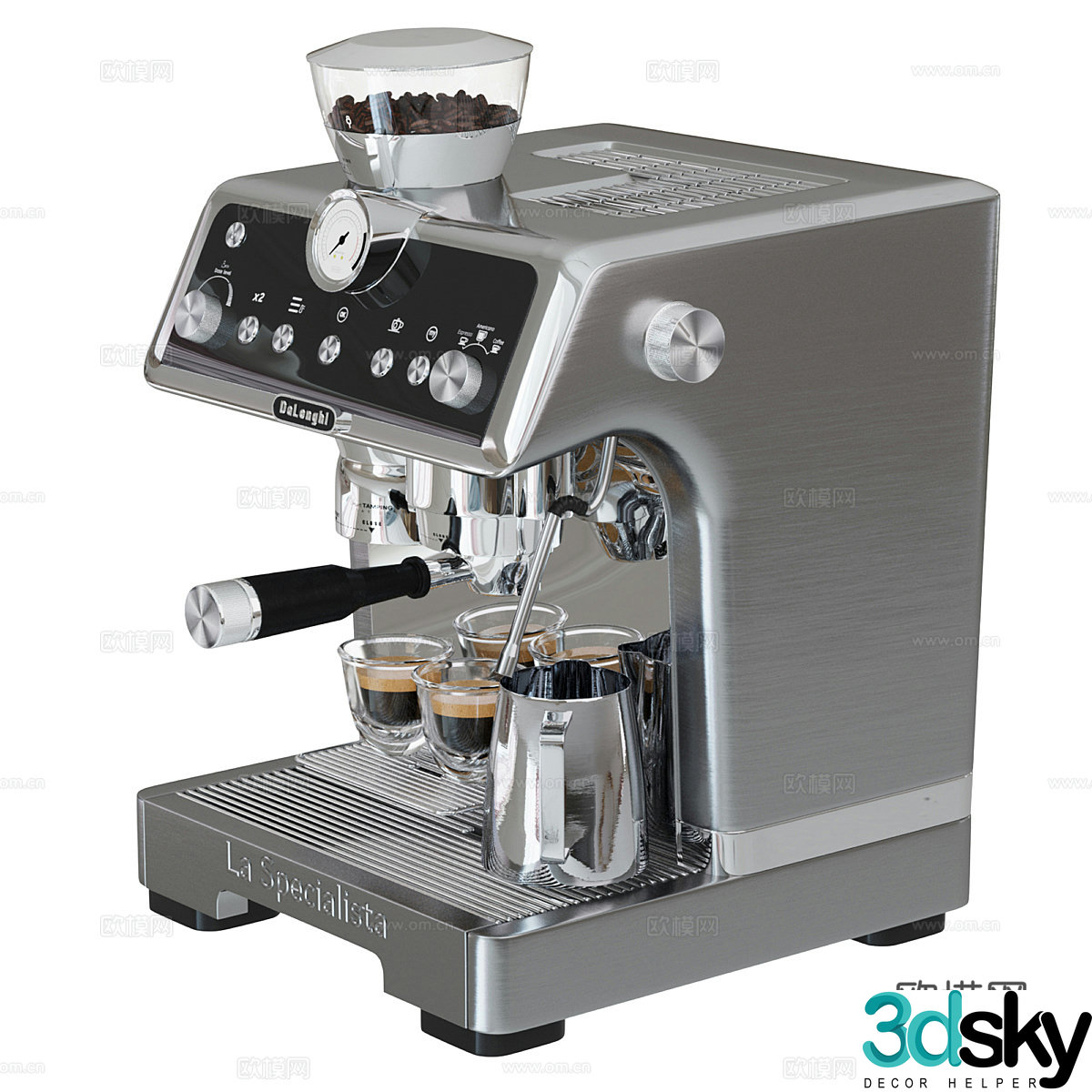Kitchen appliances Daily appliances Daily appliances Small household appliances Coffee machine Beverage machine Direct drinker Milkshake 3D model