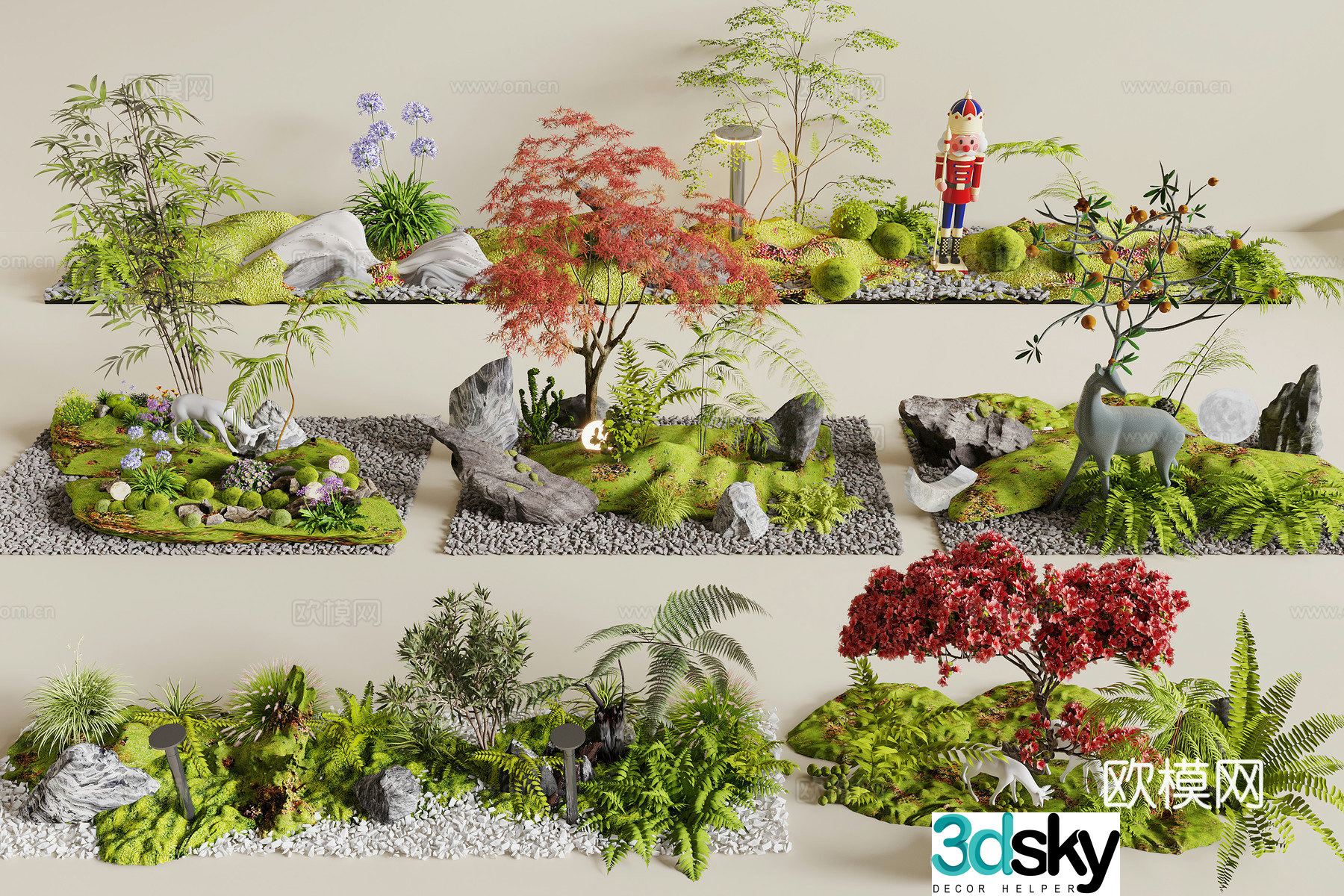 Modern Landscape Landscape 3D Model