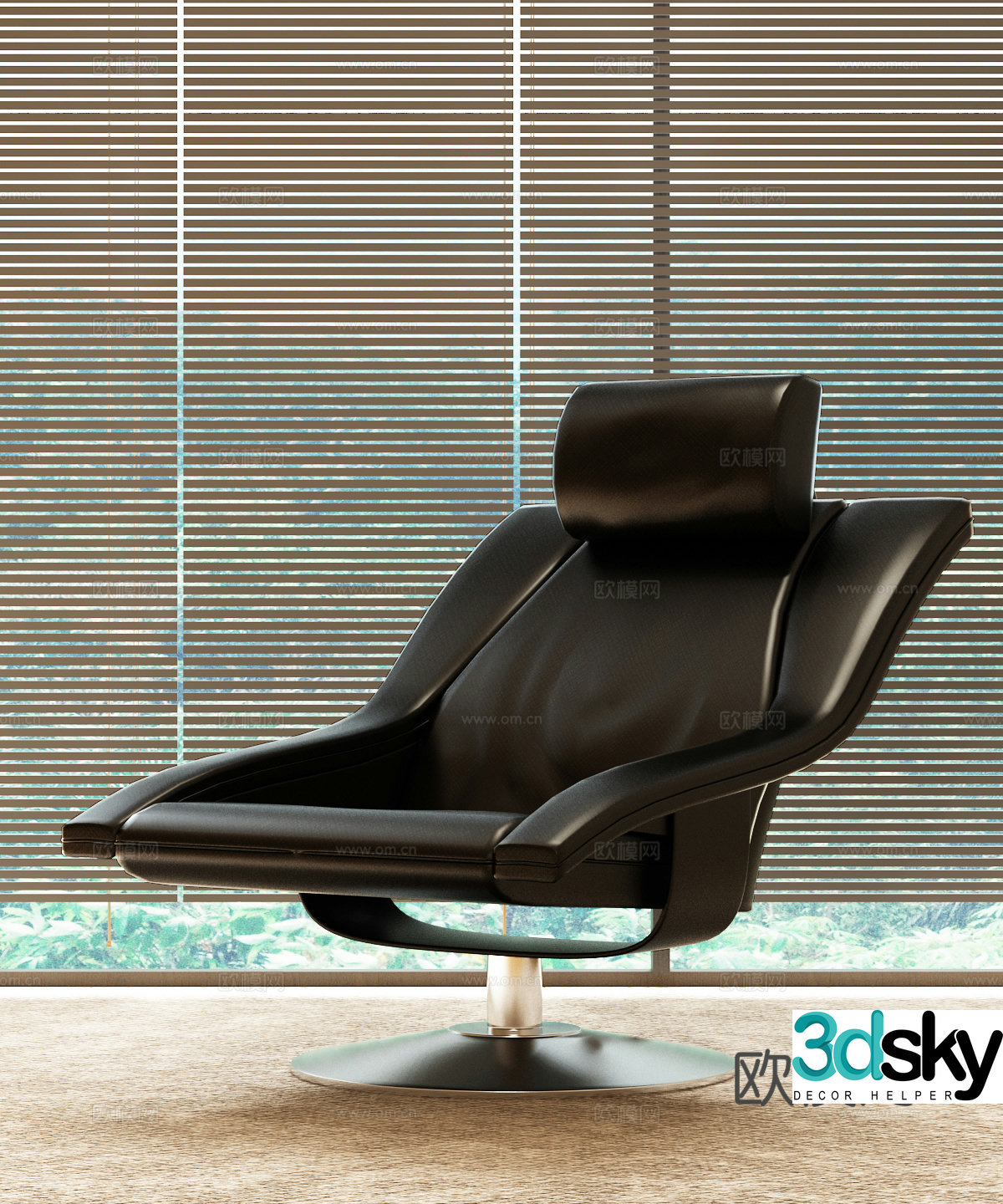 Modern casual chair Modern minimalist casual chair Modern Italian casual chair 3d model