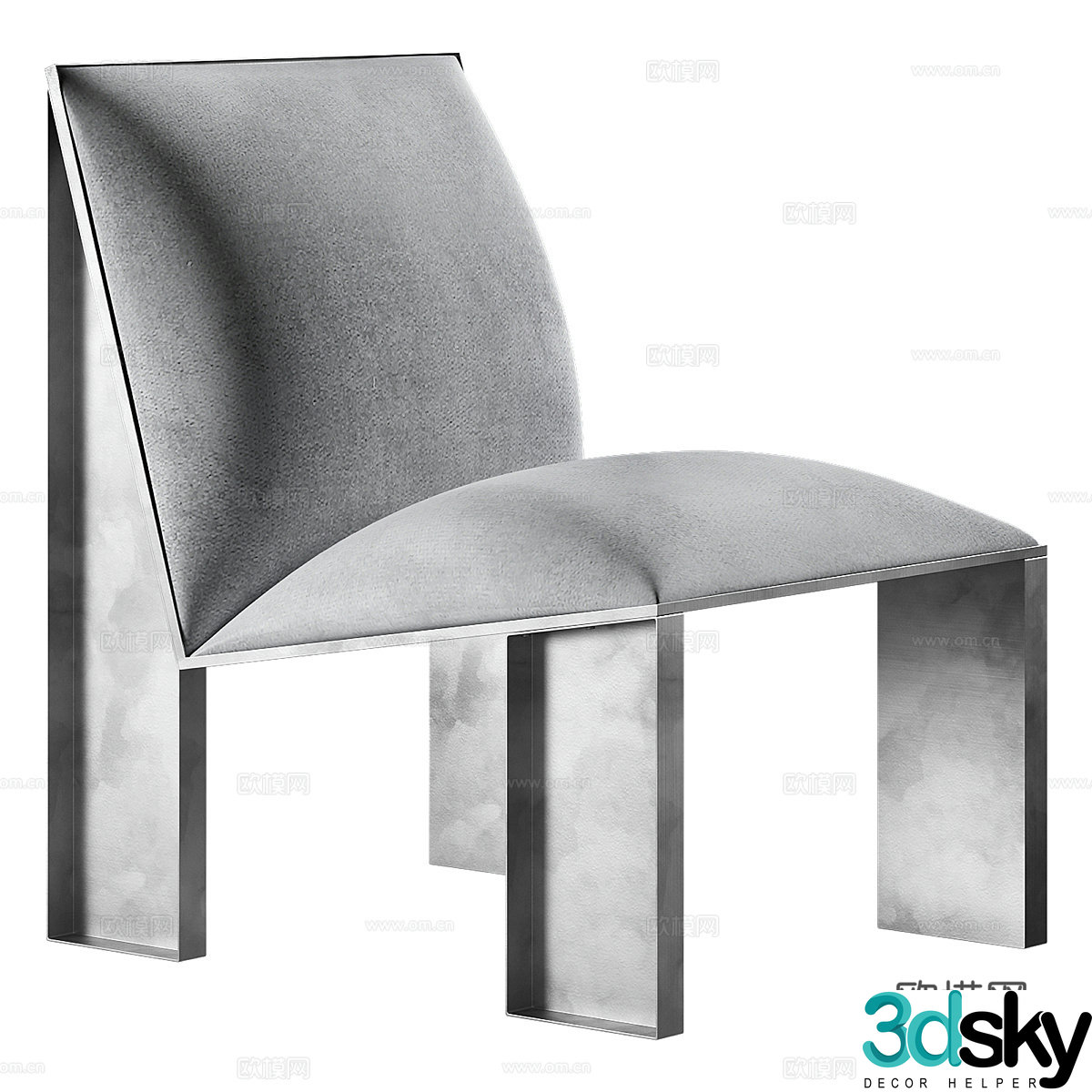 Modern Italian Ele armchair 3d model