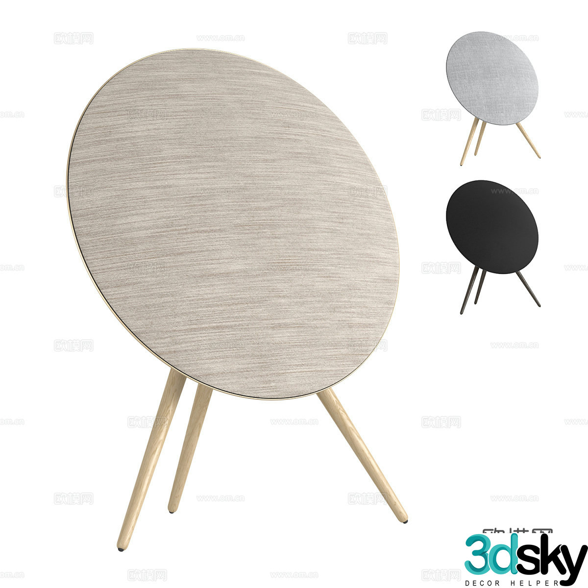 Modern Bang&Olufsen Beosound A9 speaker 3d model