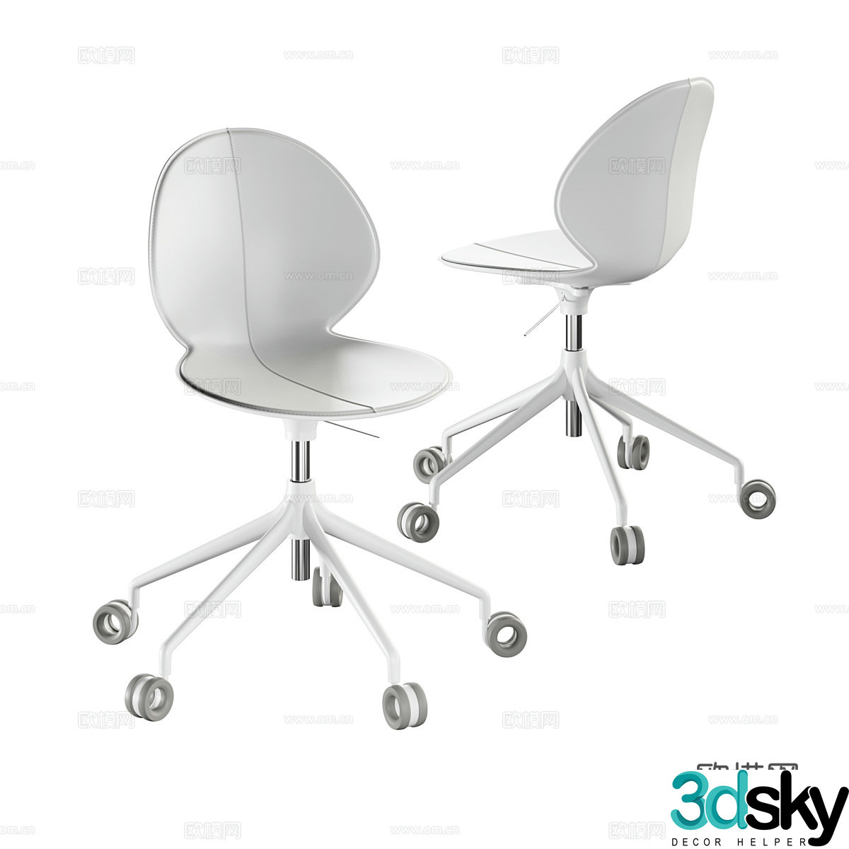 Caligaris rotating basil 3d model