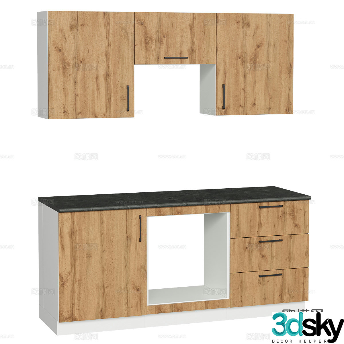 Nordic simple storage cabinet storage cabinet simple storage cabinet decorative storage cabinet 3d model