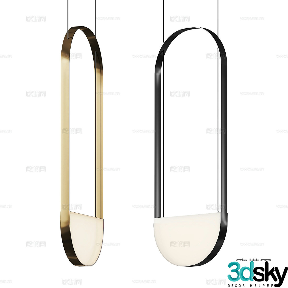 New Chinese style light luxury Le Deun lamp TIP chandelier 3d model