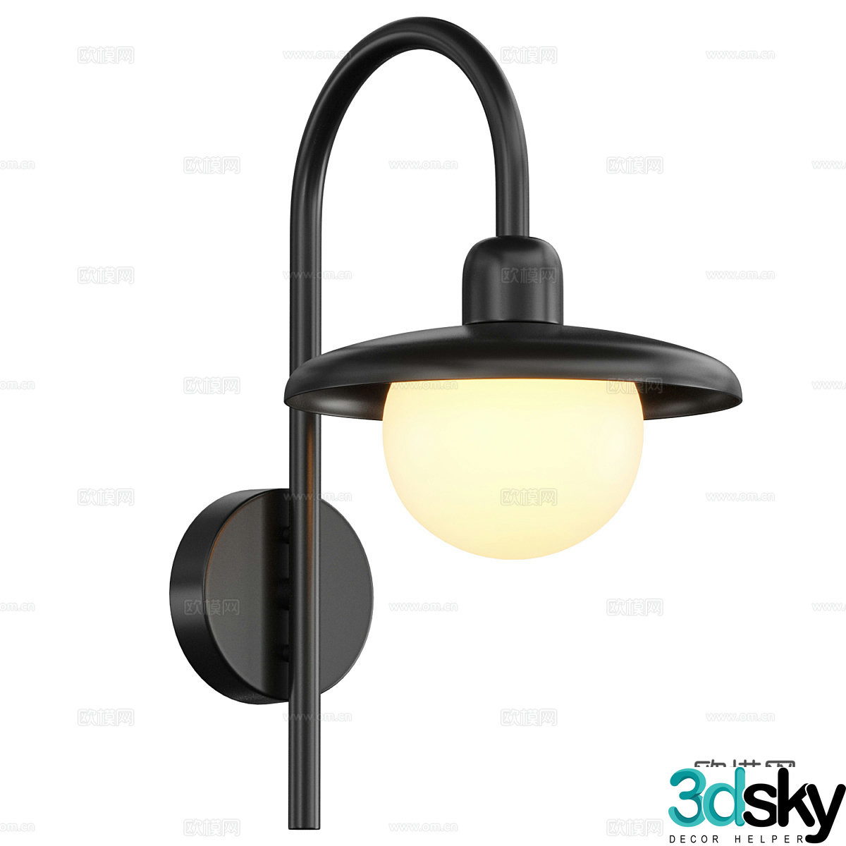 Simple wall lights bedside wall lights hotel wall lights outdoor wall lights courtyard wall lights corridor wall lights 3D model