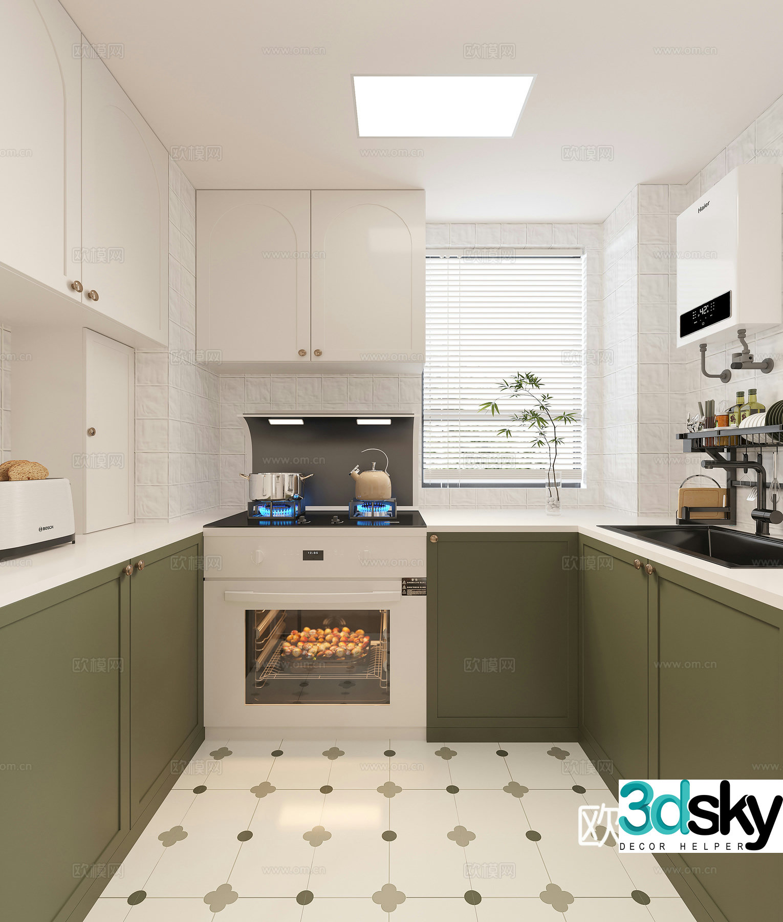 French kitchen 3d model