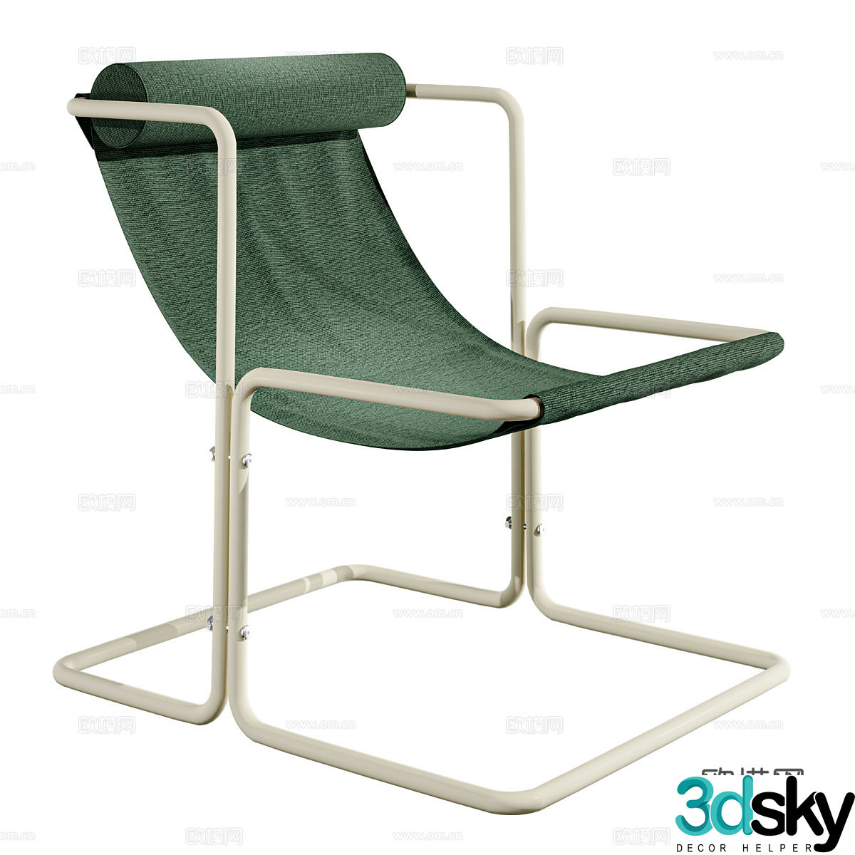 Outdoor chairs Outdoor chairs Garden chairs Beach chairs B&B casual chairs Simple 3D model