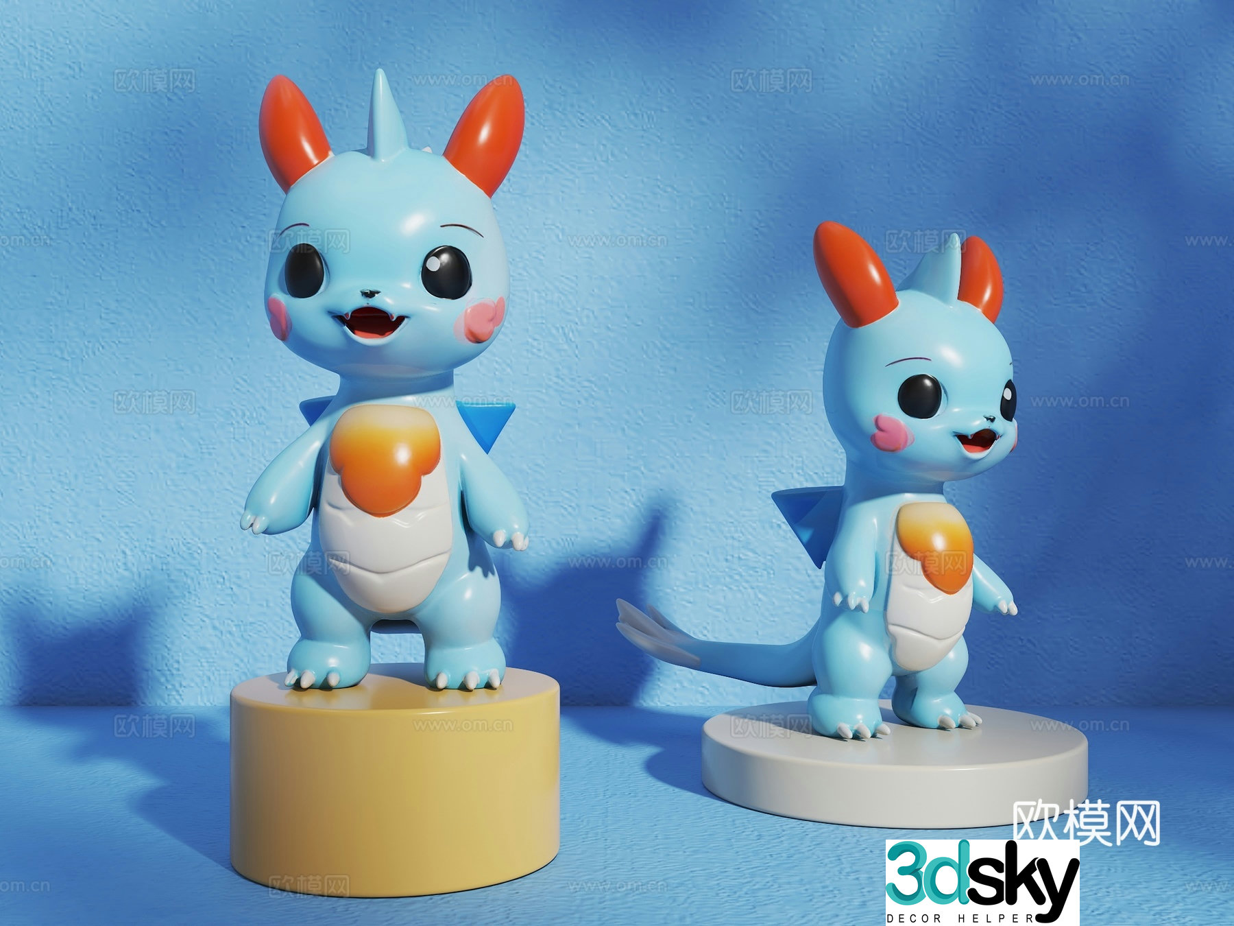 Nailong figure Nailong ornaments Pocket monster toys Doll Johnny Pokemon Pokemon 3D Model