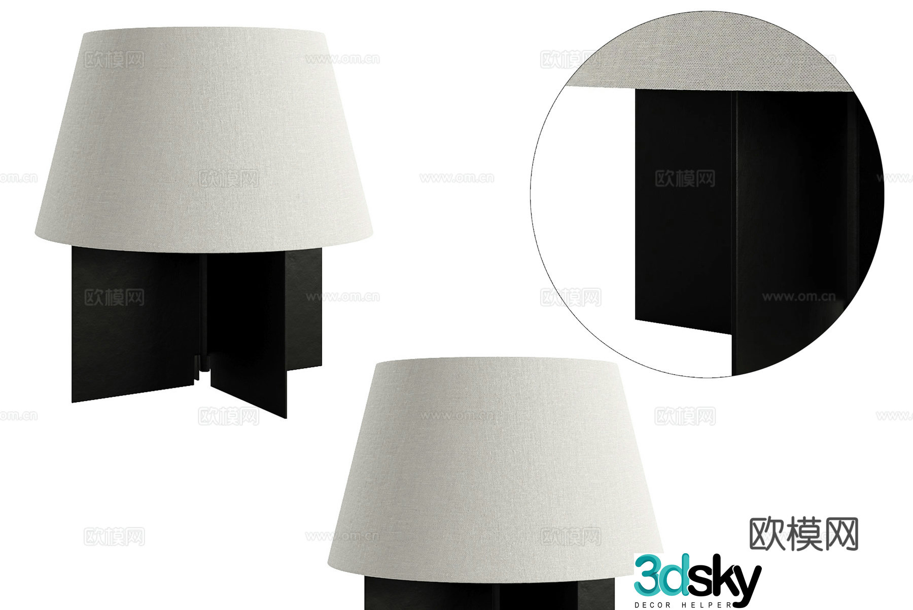 Modern simple desk lamp Table lamp Simple desk lamp Study desk lamp Living room desk lamp 3D model