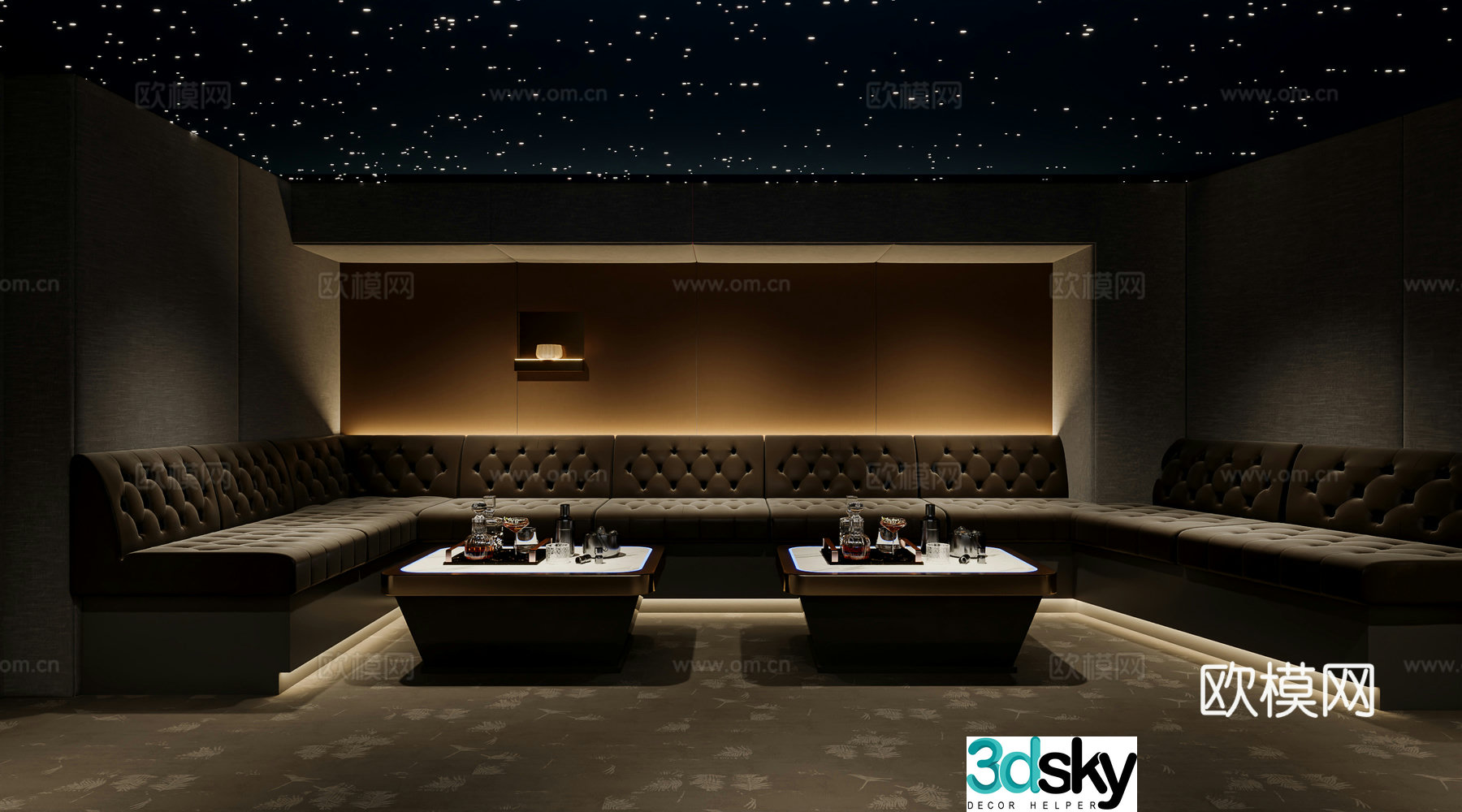 Audio and video studio 3d model