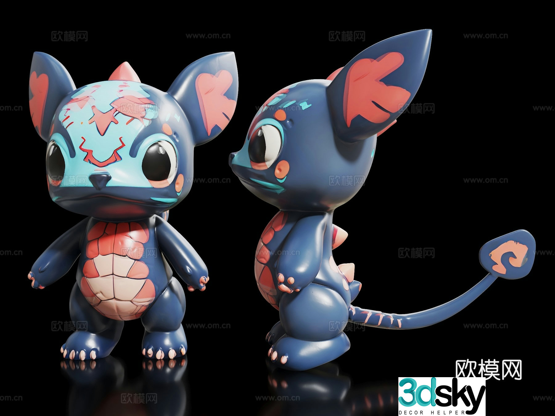 Nailong figure Nailong ornaments Pocket monster toys Doll Johnny Pokemon Pokemon 3D Model