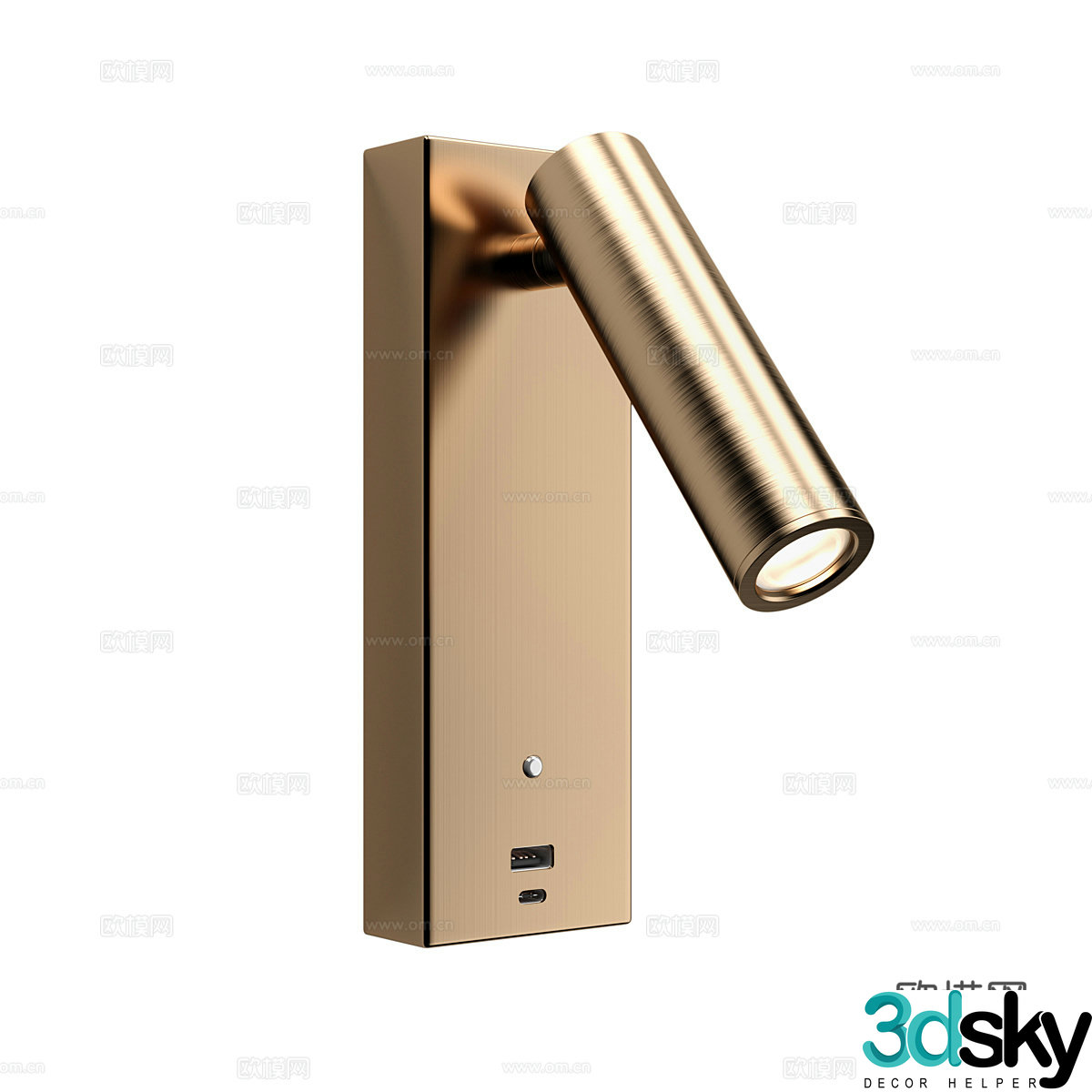 Modern simple and light luxury wall lamp Wall lamp Simple wall lamp Decorative wall lamp Light luxury wall lamp 3D model