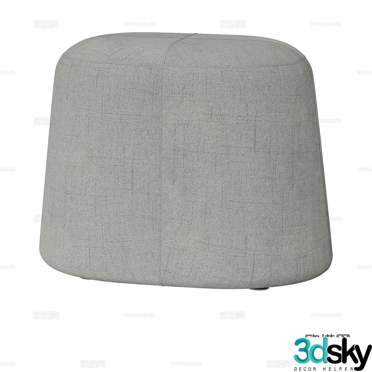 Modern simple sofa stool low stool simple sofa stool 3D model