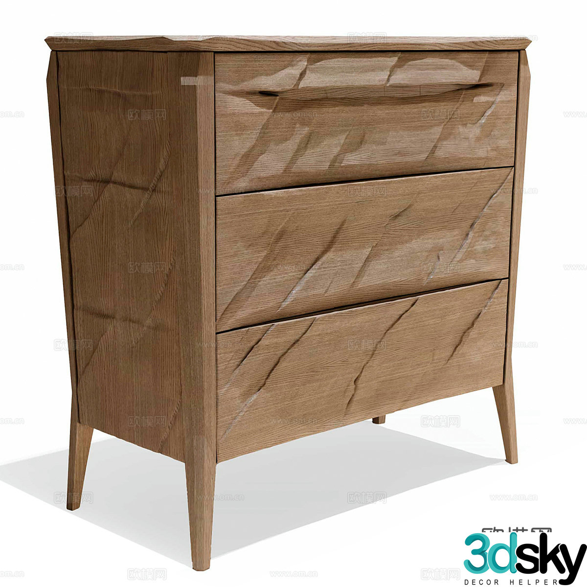 Nordic simple porch cabinet side cabinet decorative side cabinet side cabinet 3D model