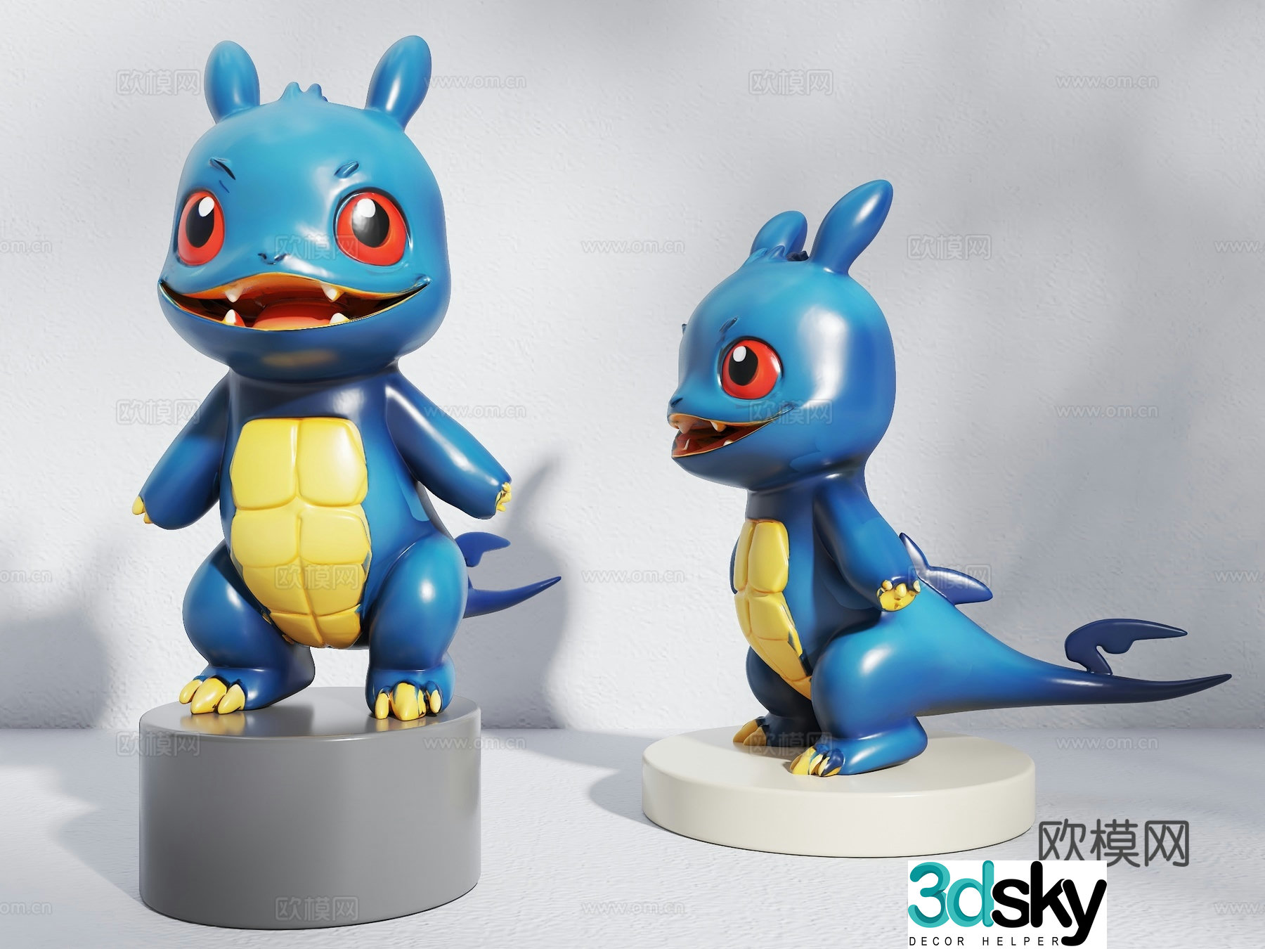 Nailong figure Nailong ornaments Pocket monster toys Doll Johnny Pokemon Pokemon 3D Model